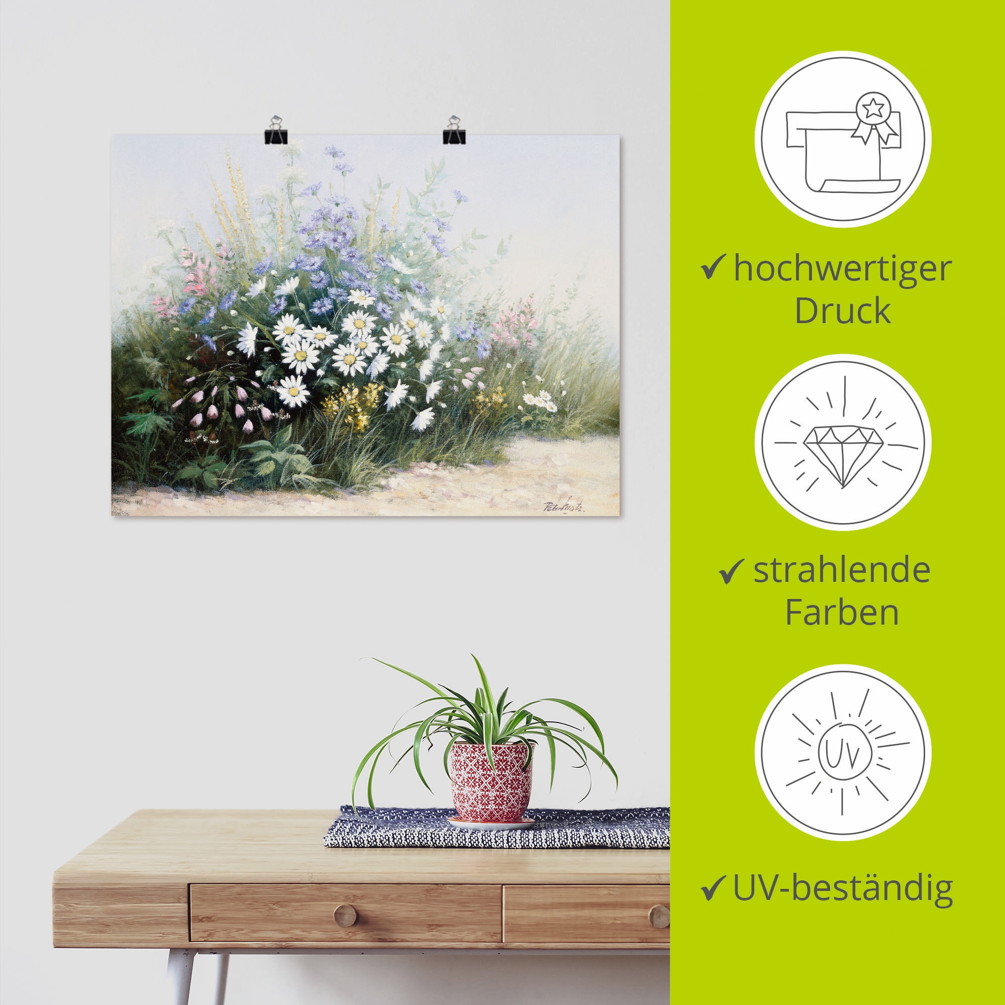 Artland Wandbild »Blumen Serenade«, Blumen, (1 St.), als Poster in verschied. Grössen
