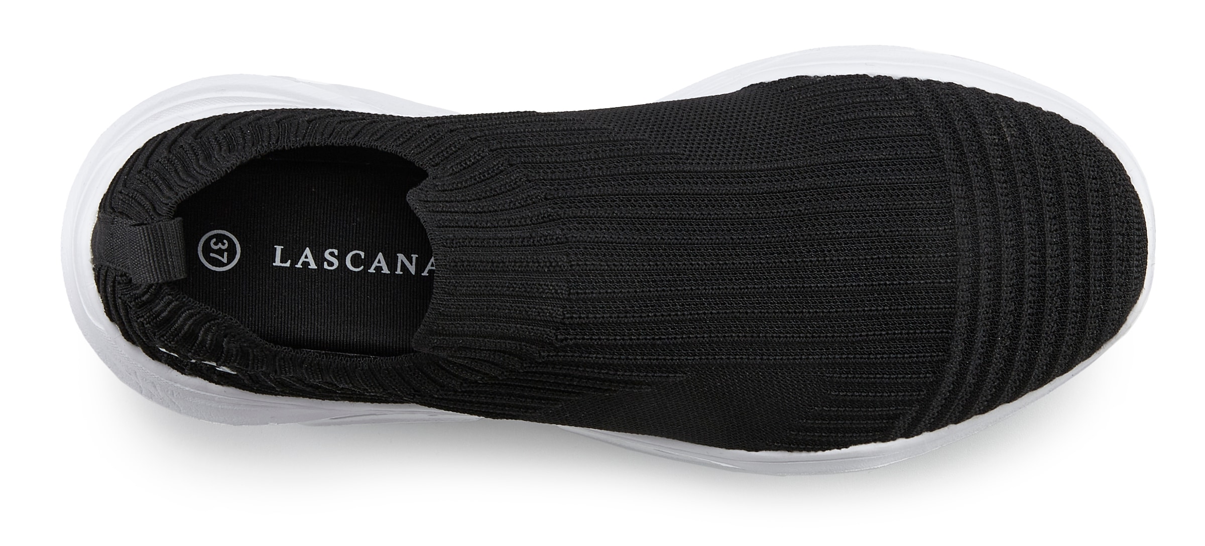 LASCANA Sneakers »Slip-On-Sneaker,«  Halbschuh, Slipper, Freizeitschuh zum Reinschlüpfen VEGAN