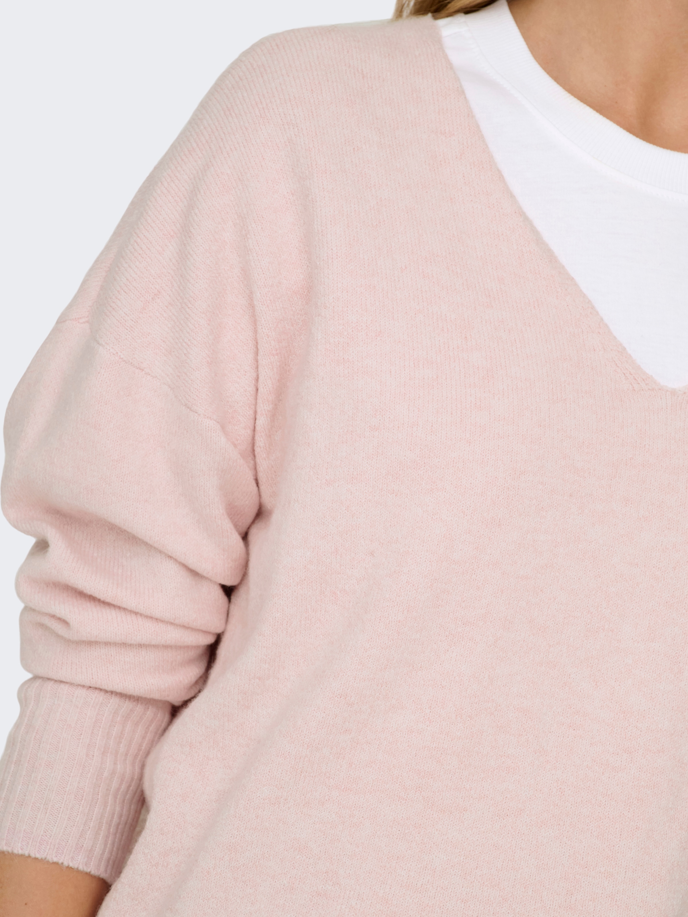 ONLY V-Ausschnitt-Pullover »ONLRICA LIFE L/S V-NECK PULLO KNT NOOS«