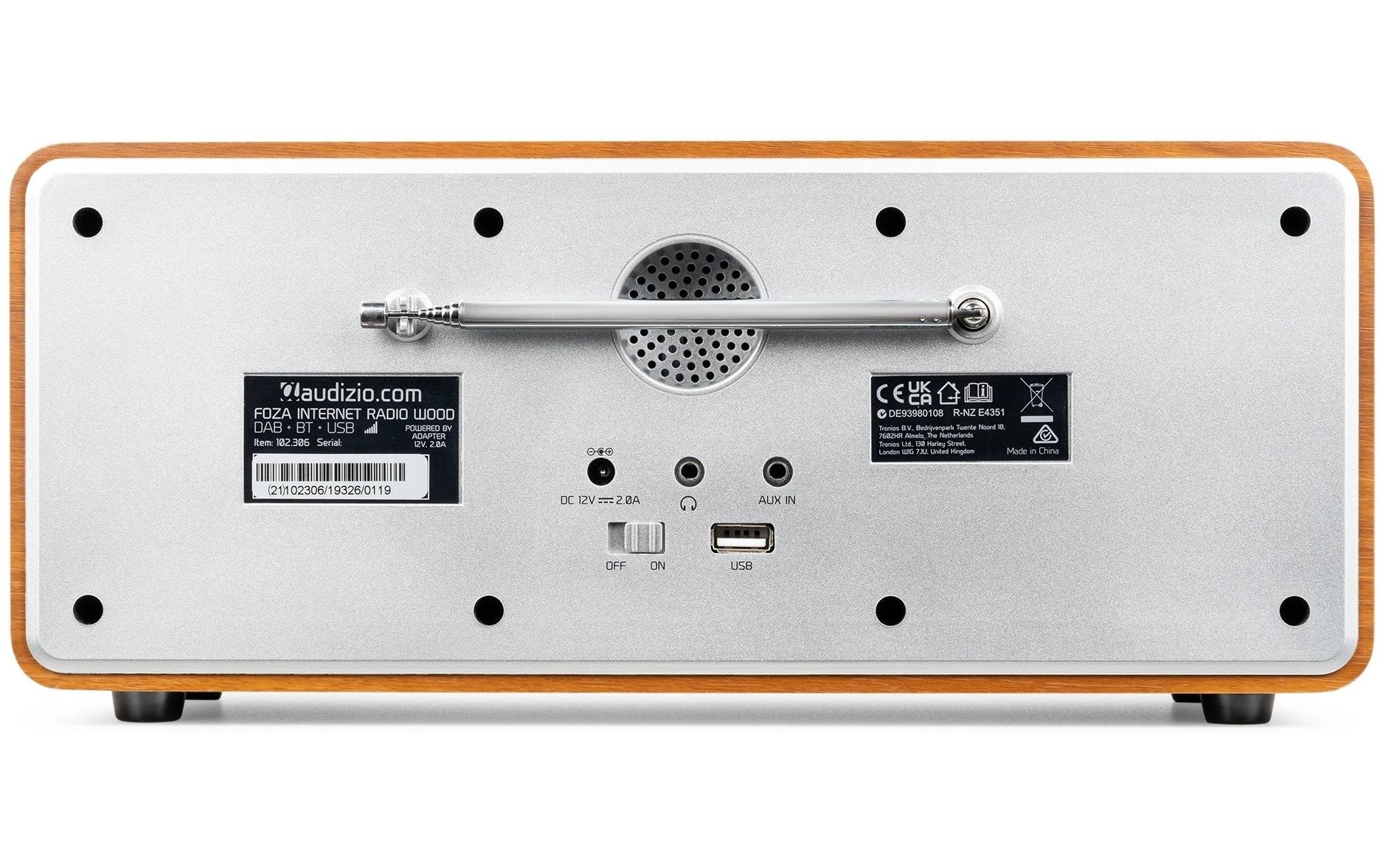 AUDIZIO Digitalradio (DAB+) »Foza«, (Digitalradio (DAB+)-Internetradio)