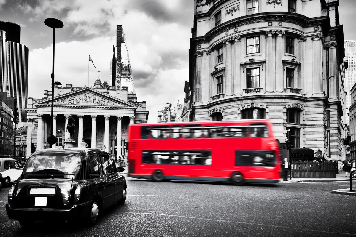 Image of Papermoon Fototapete "London Doubledecker"