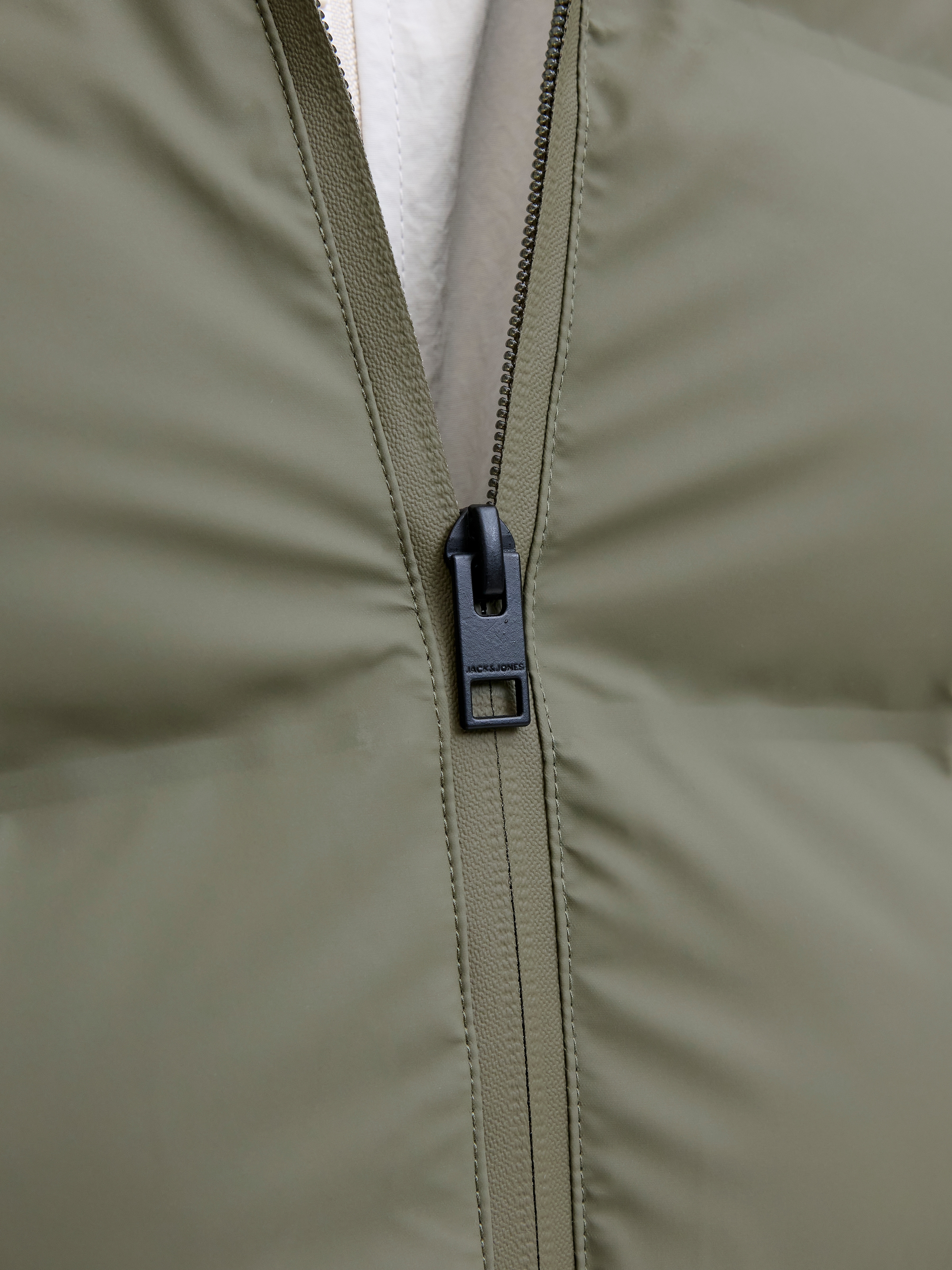 Jack & Jones Veste matelassée »JJELEMENTS PU PUFFER SN« mit Kapuze