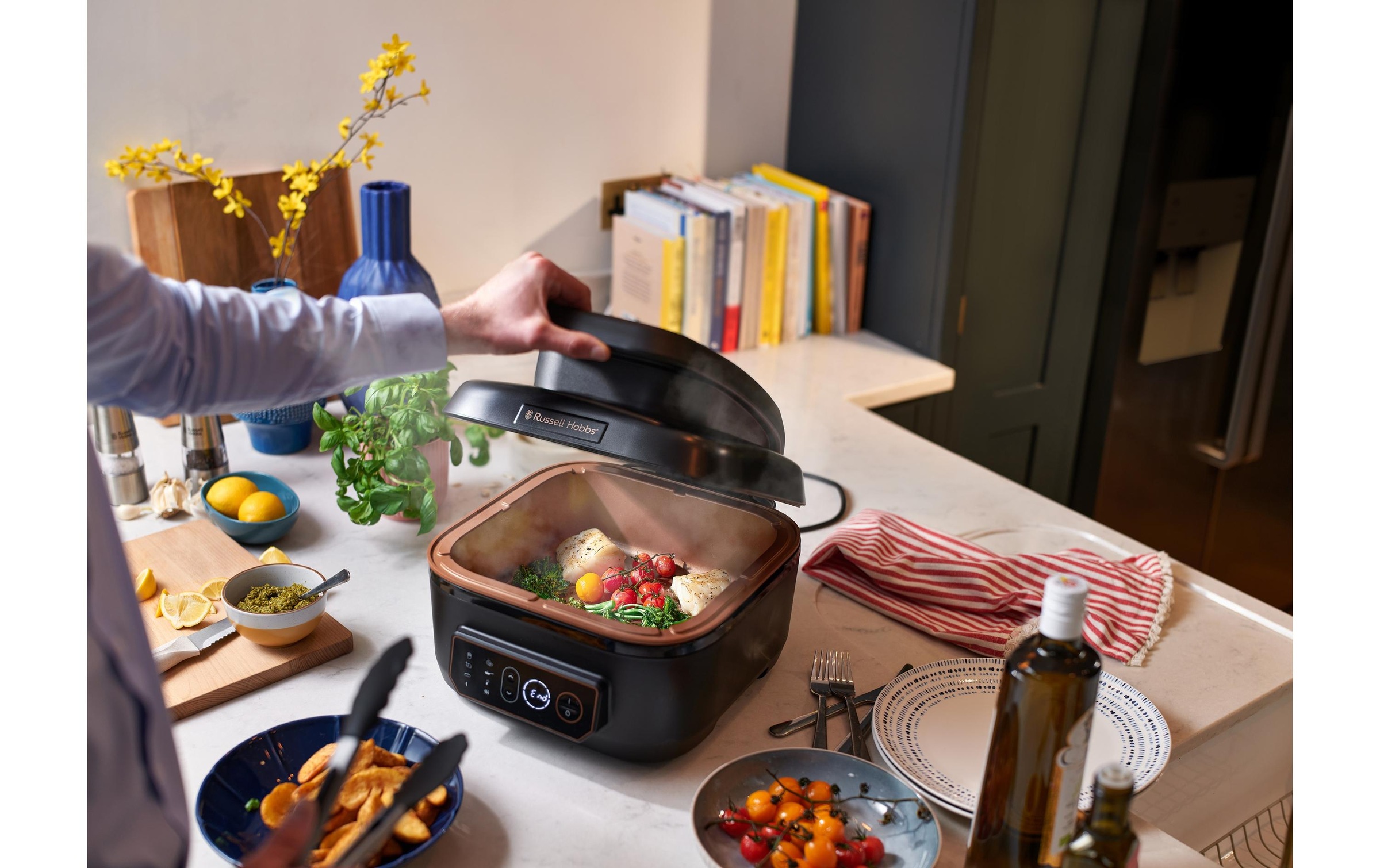 RUSSELL HOBBS Heissluftfritteuse »SatisFry Air und Grill Multikocher«, 1745 W