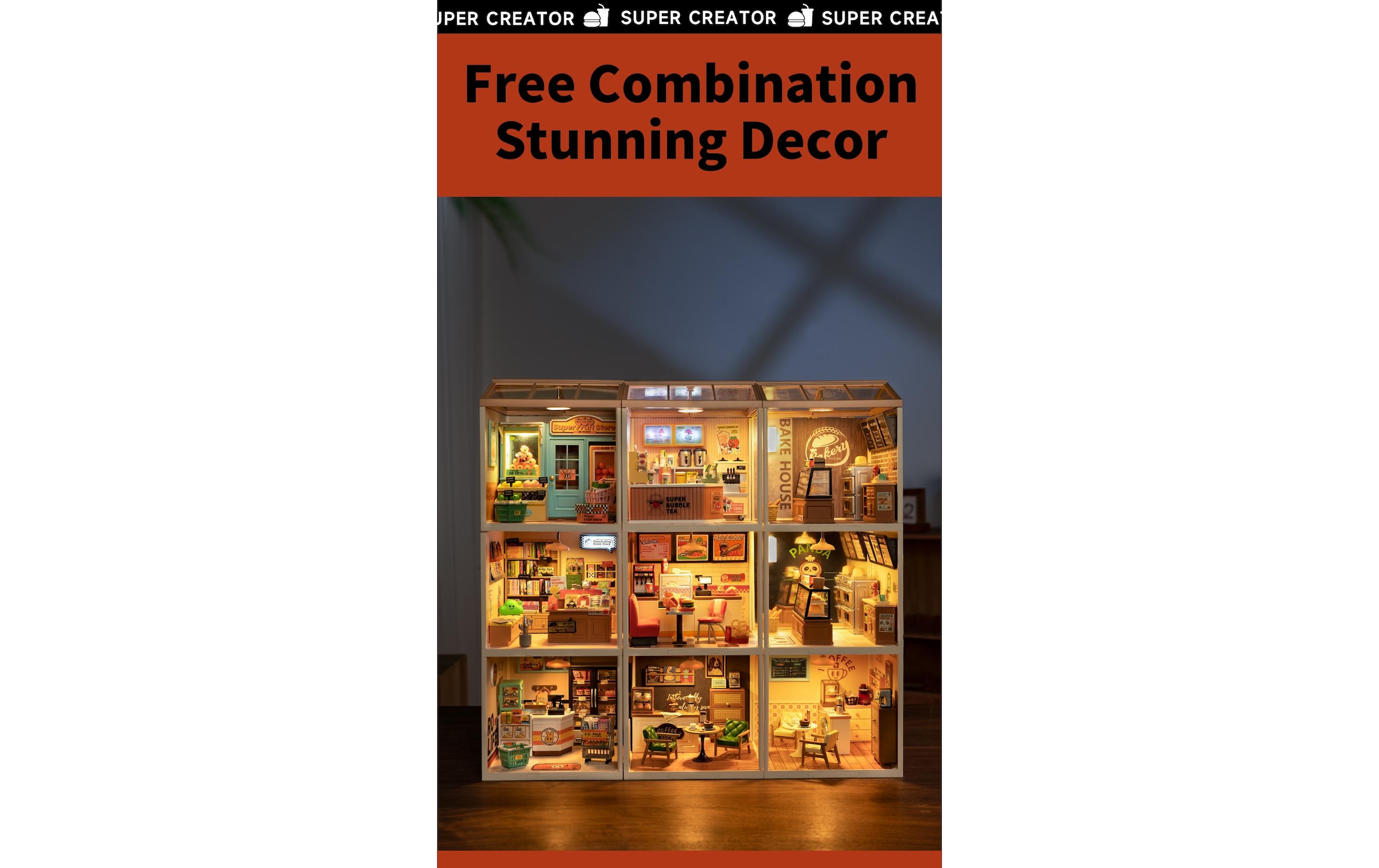   Kit de modèles réduits »RoboTime Yum Yum Burgers«