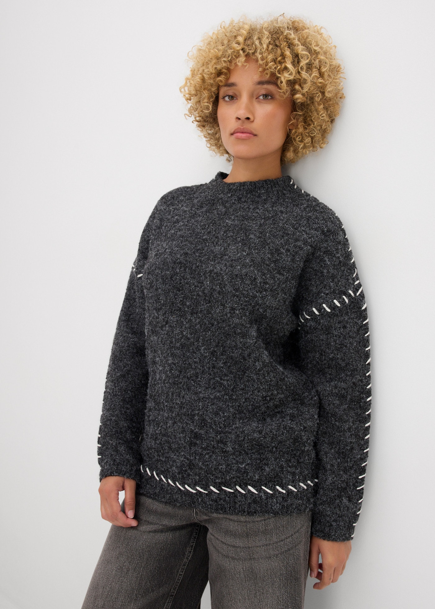 Image of bonprix Longpullover mit hüftbedeckender Länge, Oversize-Passform