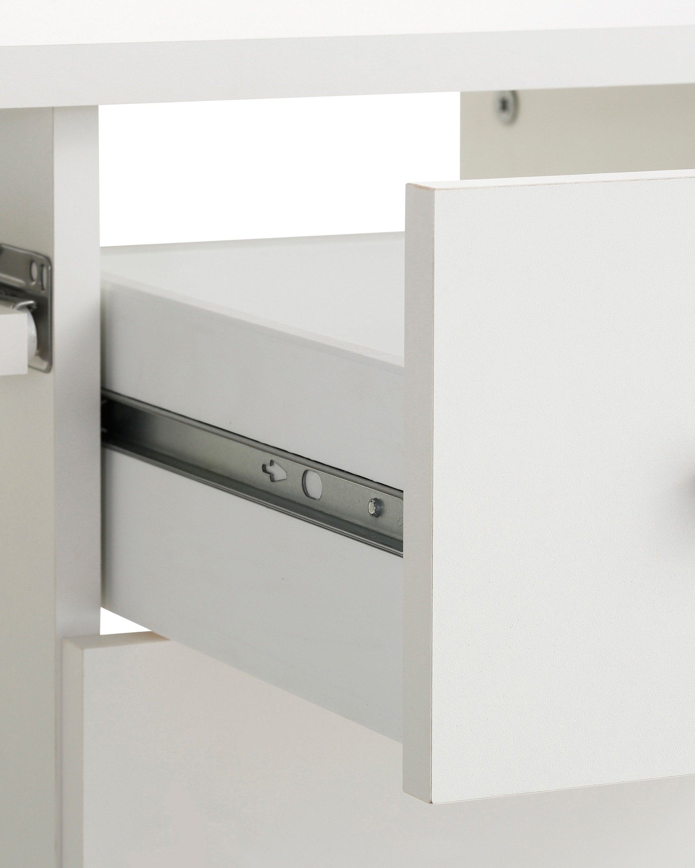 VOGL Möbelfabrik Bureau »Tim mit seitlich offenen Fächern & Tastaturauszug,« Druckerablage, 1 Schublade, Breite 138 cm, Made in Germany