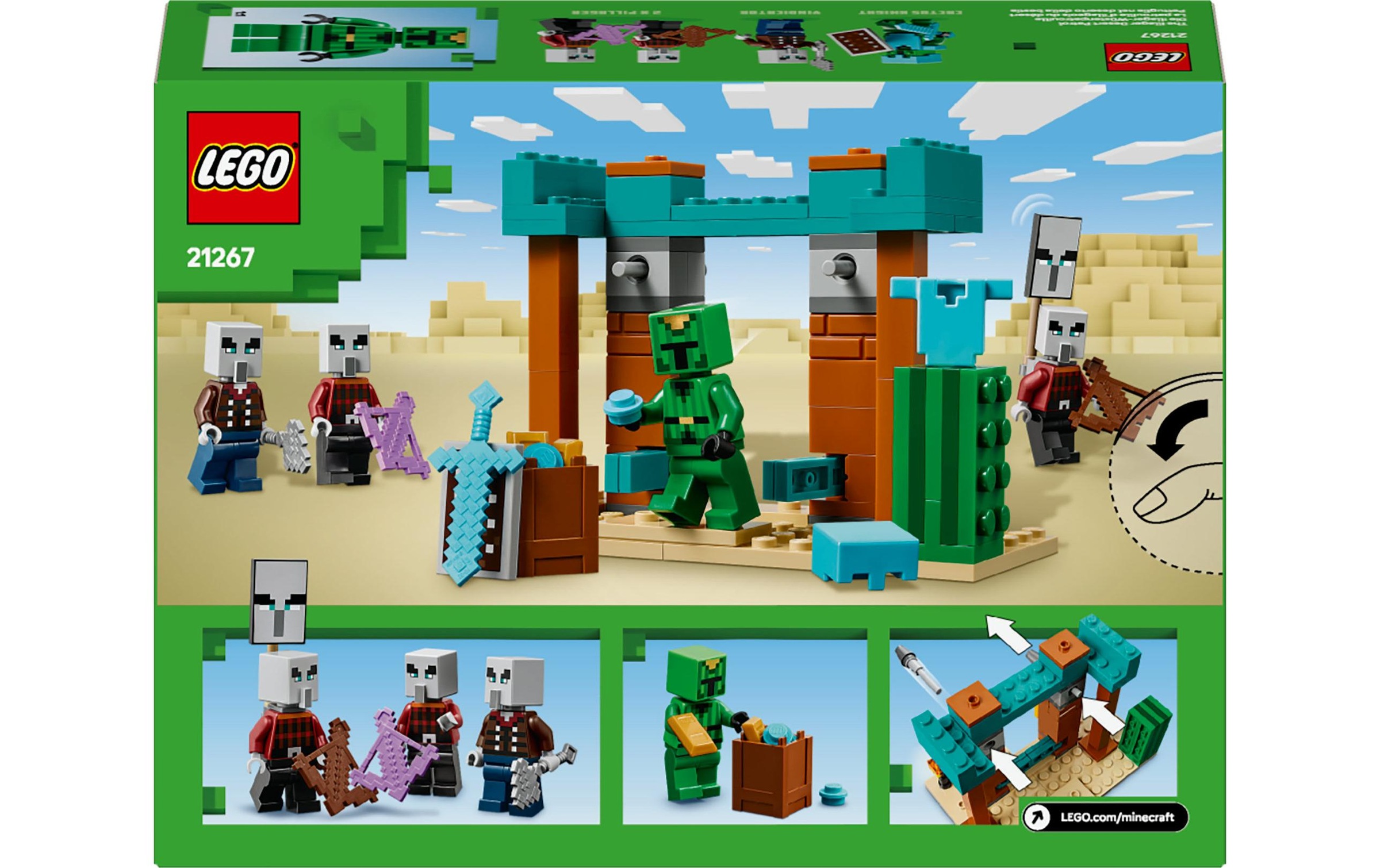 LEGO® Spielbausteine »Minecraft Die Illager-Wüstenpatrouille 21267«