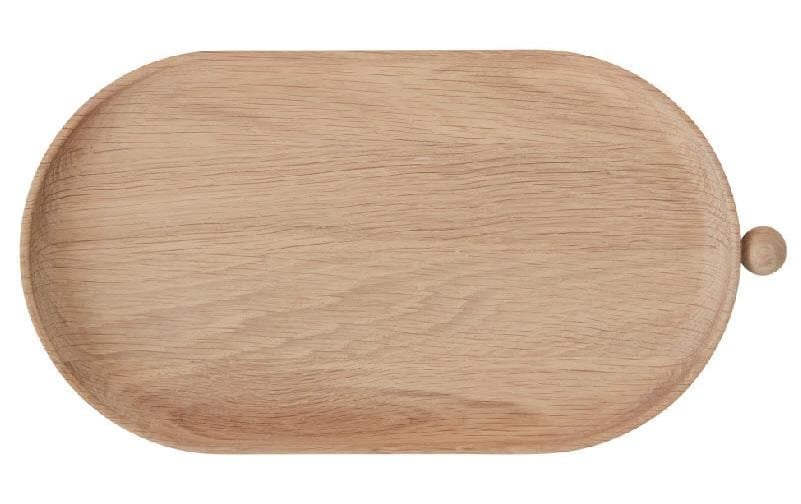 OYOY Tablett »Inka Wood 34 x 18 cm«, Holzart: Eiche (Ukraine)
