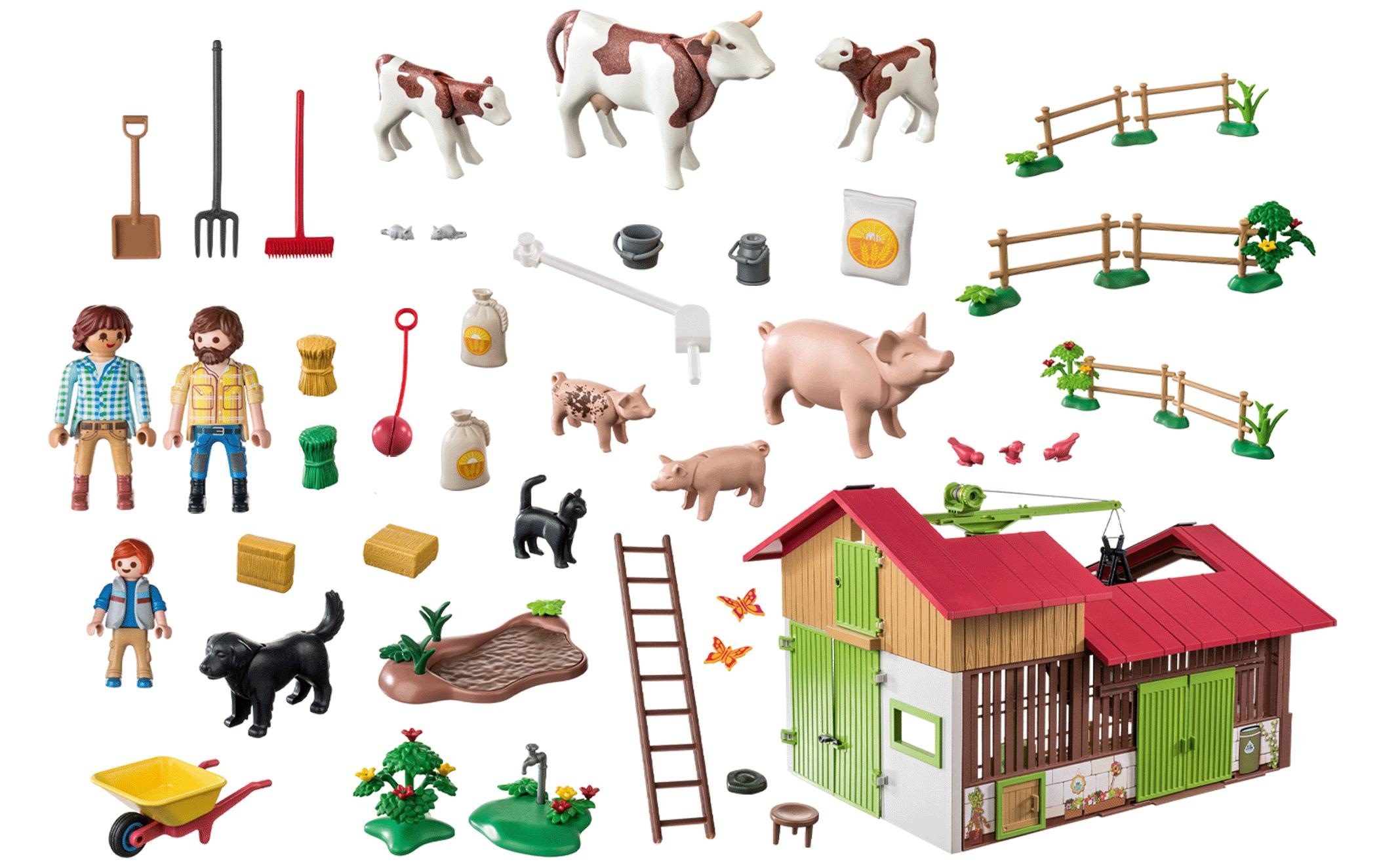Playmobil® Spielbausteine »Country Grosser Bauernhof 71304«, (182 St.)