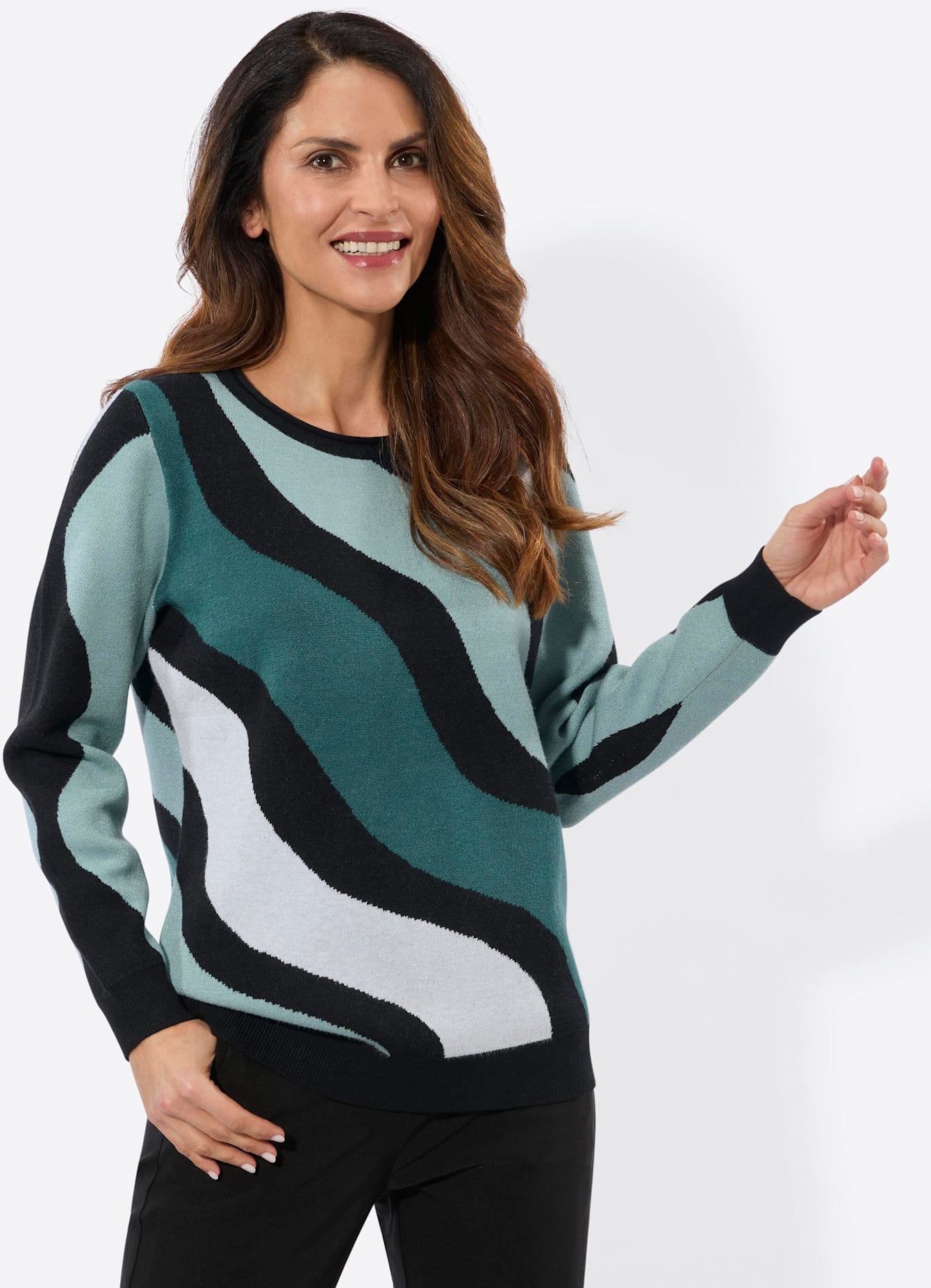 Inspirationen Jacquardpullover »Pullover«