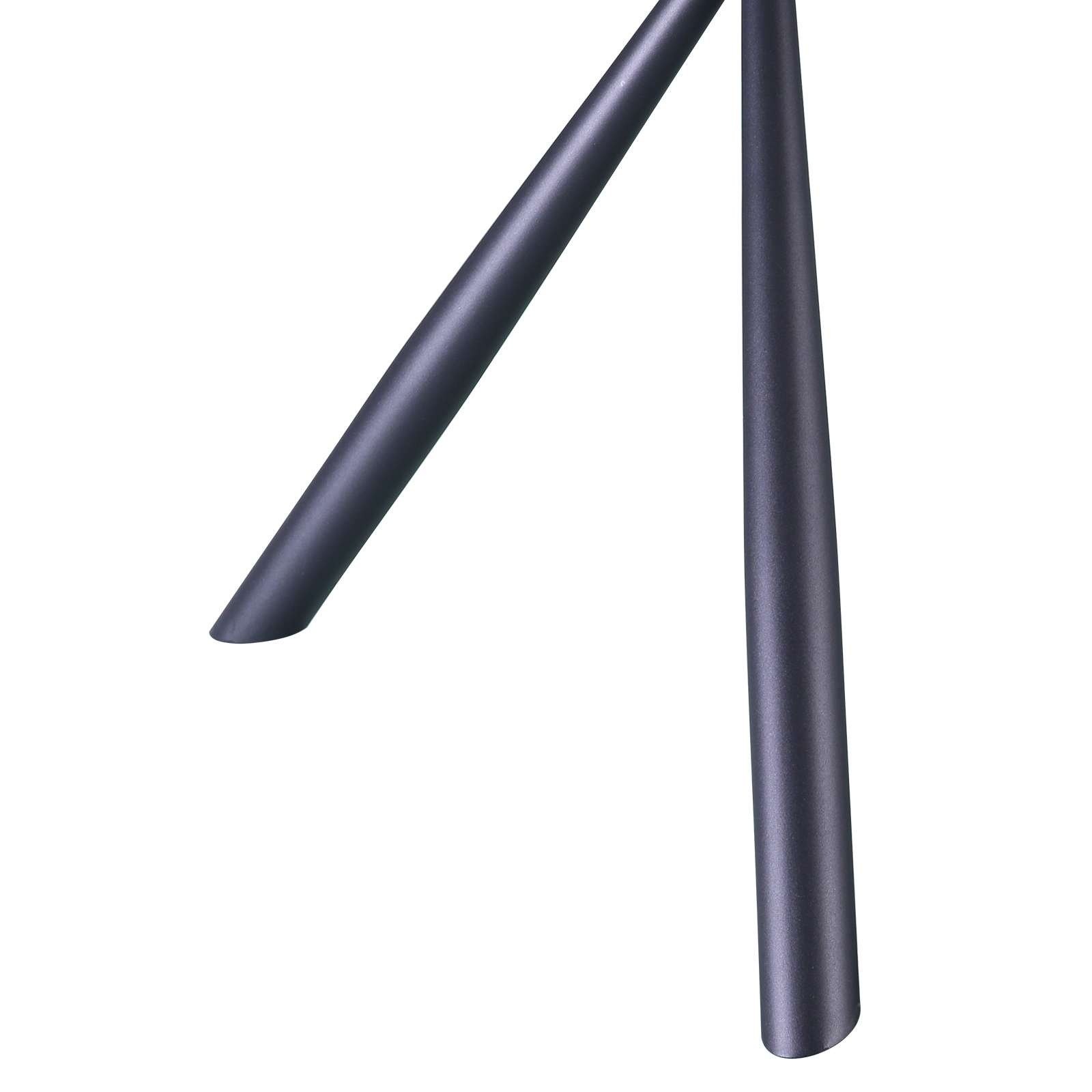 GOODproduct Esstisch »Larchant« Tischplatte in Fischgrätoptik, schwarze Metallbeine, Höhe 76 cm