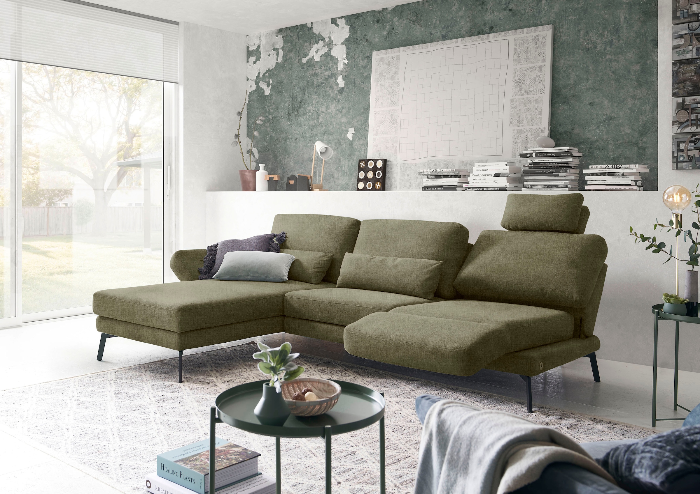 Image of 3C Candy Ecksofa "Kairo modernes Multifunktions-Sofa, bequem, L-Form" inklusive Drehsitz, Armlehnen- und Rückenverstellung