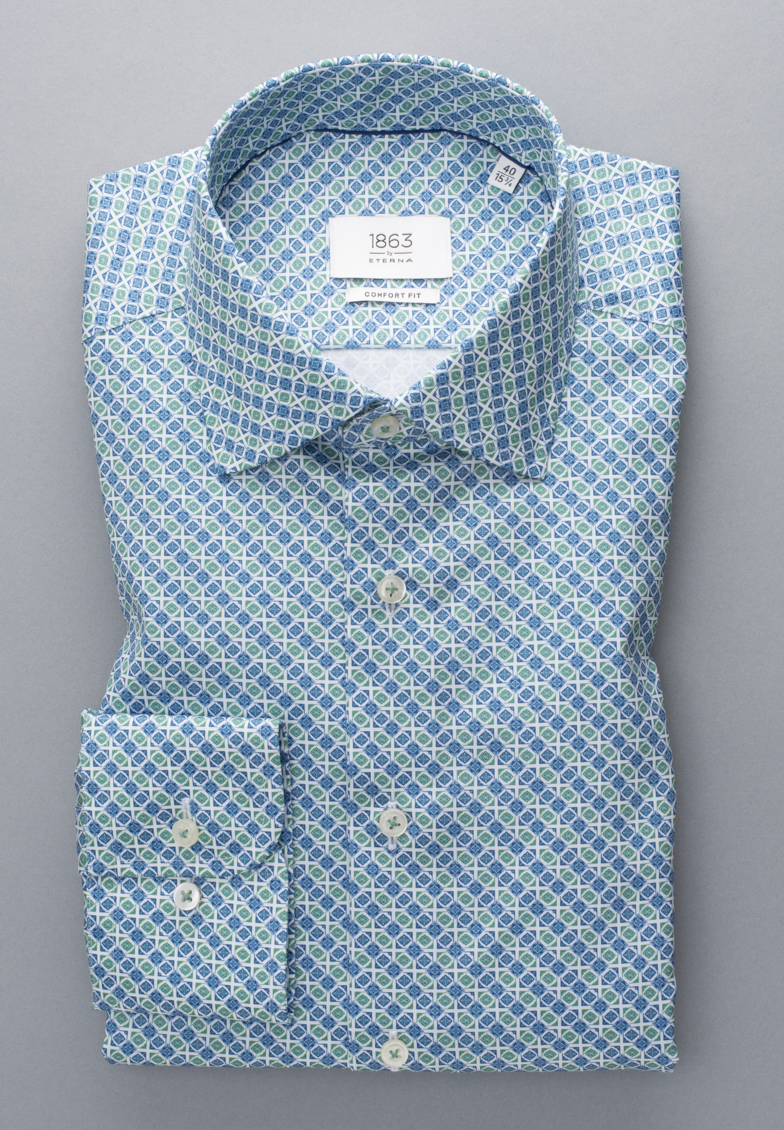 Eterna Langarmhemd »COMFORT FIT« NON IRON (bügelfrei)