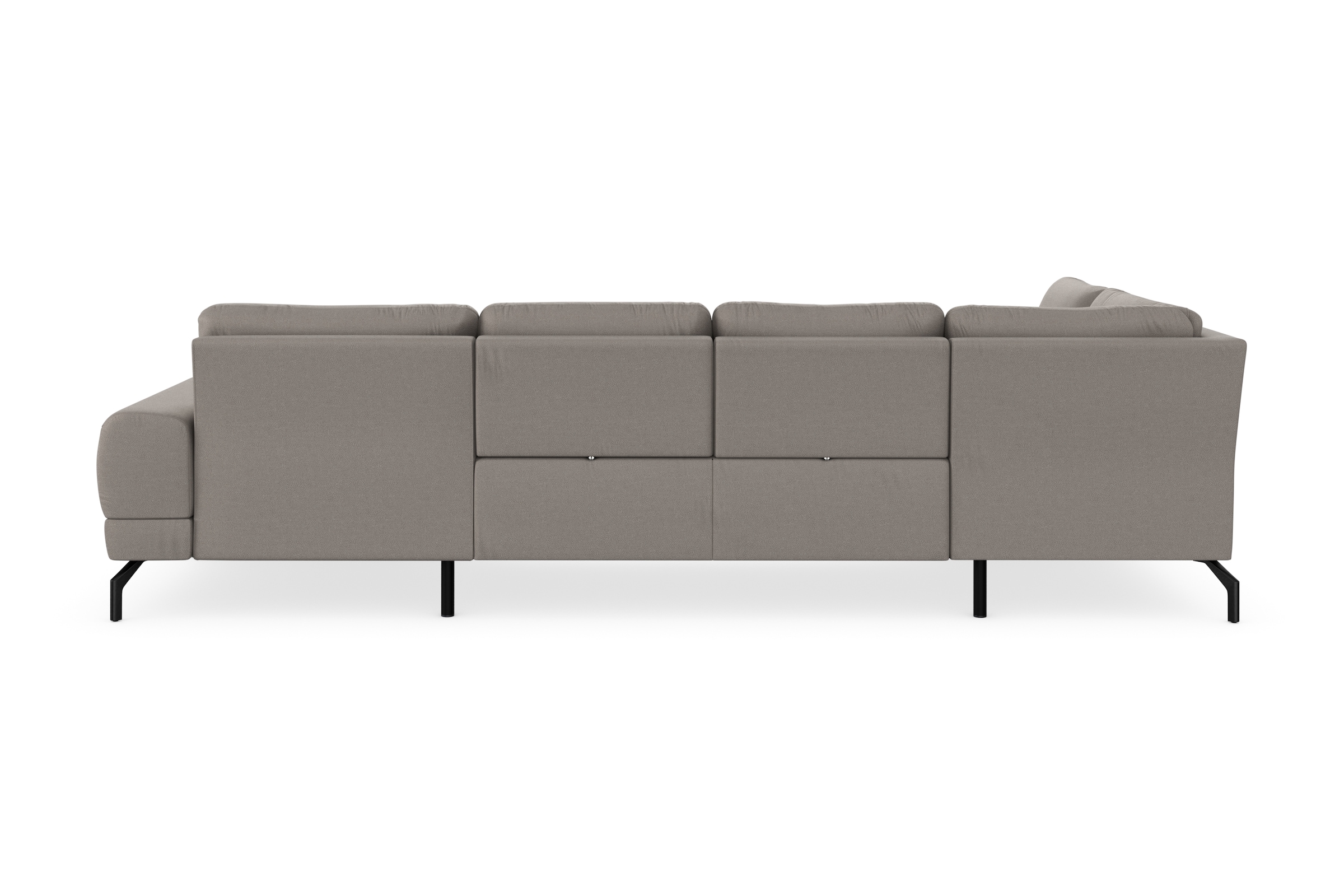 sit&more Wohnlandschaft »Cinturo U-Form«, inklusive Sitztiefenverstellung und Federkern, Sitzhöhe 48 cm