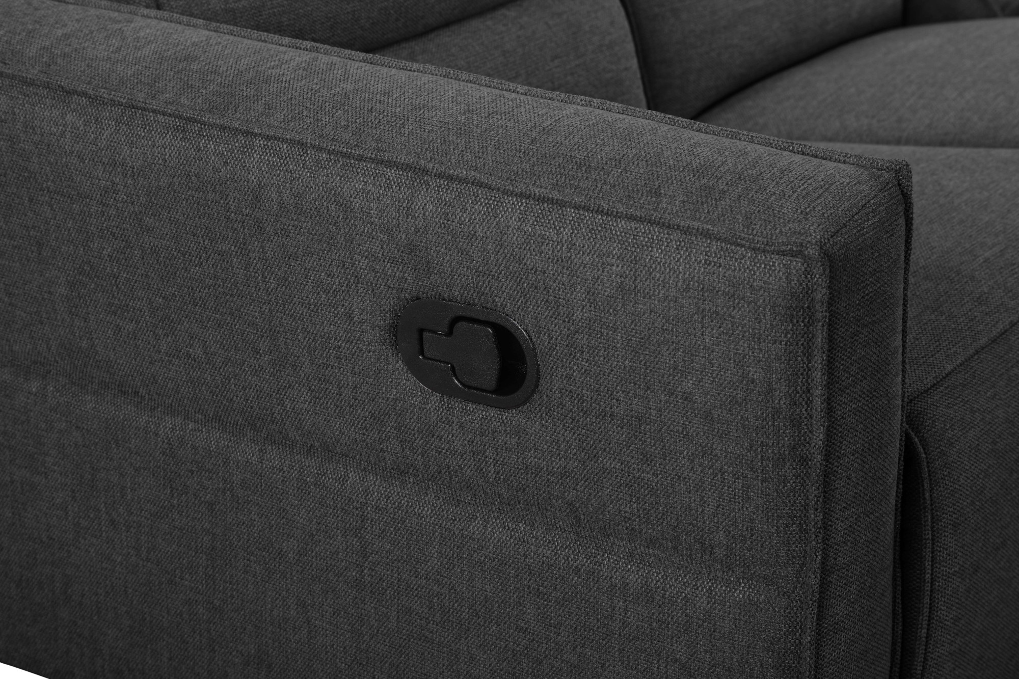 GOODproduct 3-places »Carpari, 224cm, manuelle od. elektrische Relaxfunktion in 2 Sitzen« avec USB-A/C, réglage de la tête de lit, cuir véritable, similicuir, tissu tissé