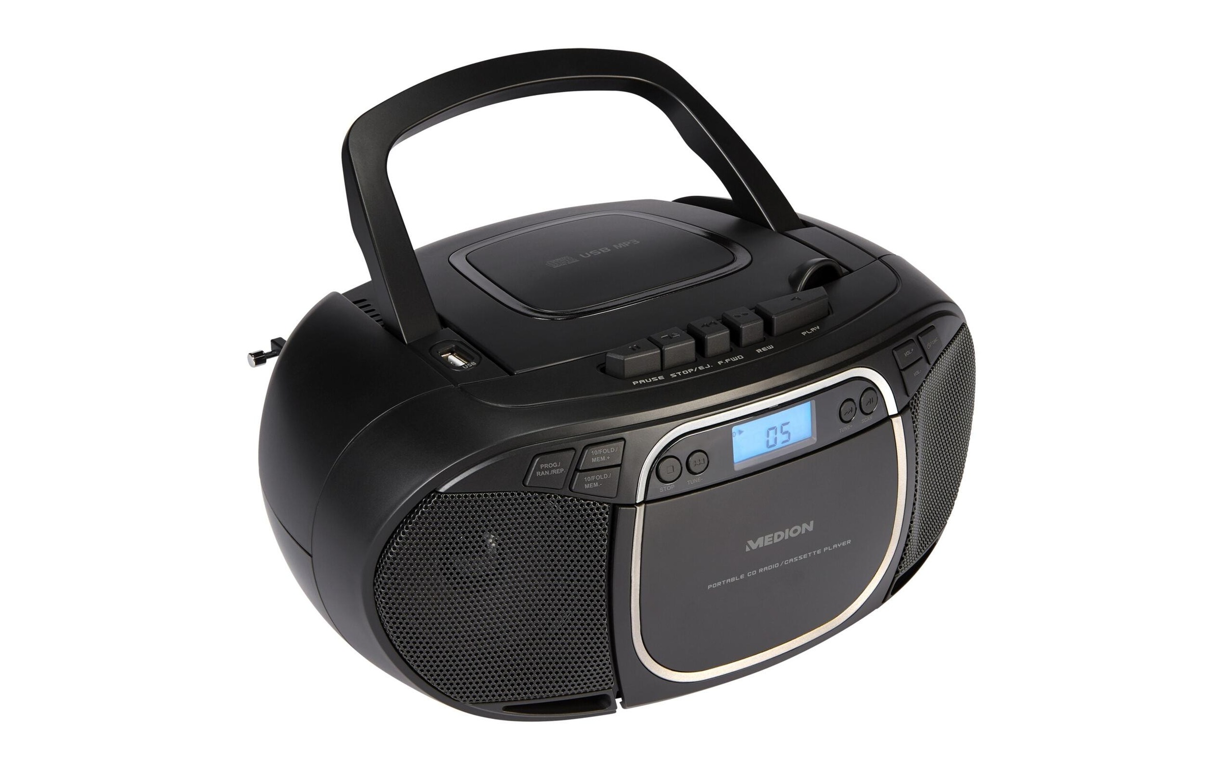 Medion® CD-Radiorecorder »LIFE E66476 Schwarz«