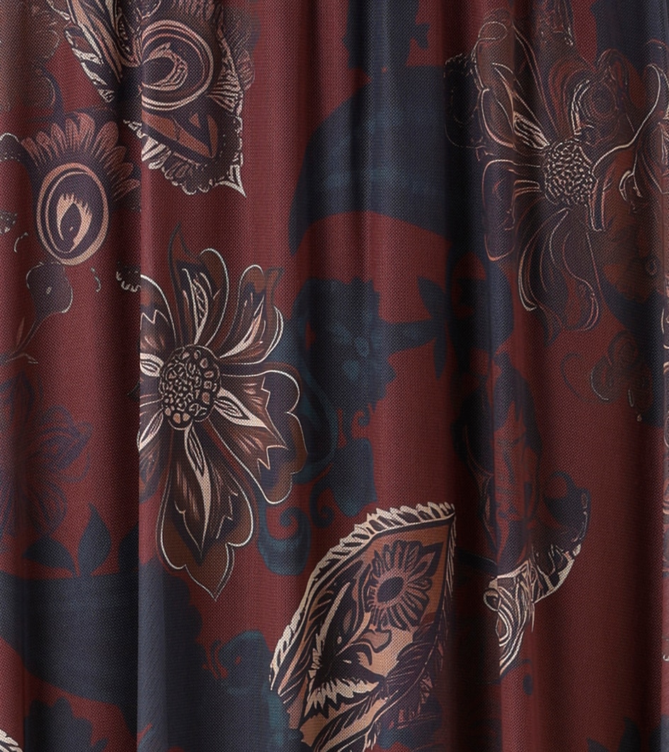 Aniston CASUAL Maxi jupe avec imprimé floral graphique en grande surface - NOUVELLE COLLECTION