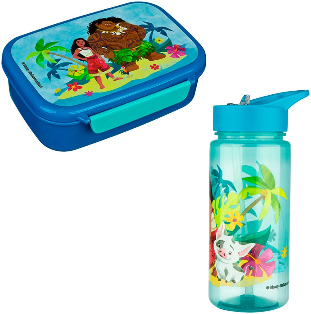 Image of Scooli Lunchbox "Brotzeitdose + Trinkflasche, Vaiana" mit Trinkflasche