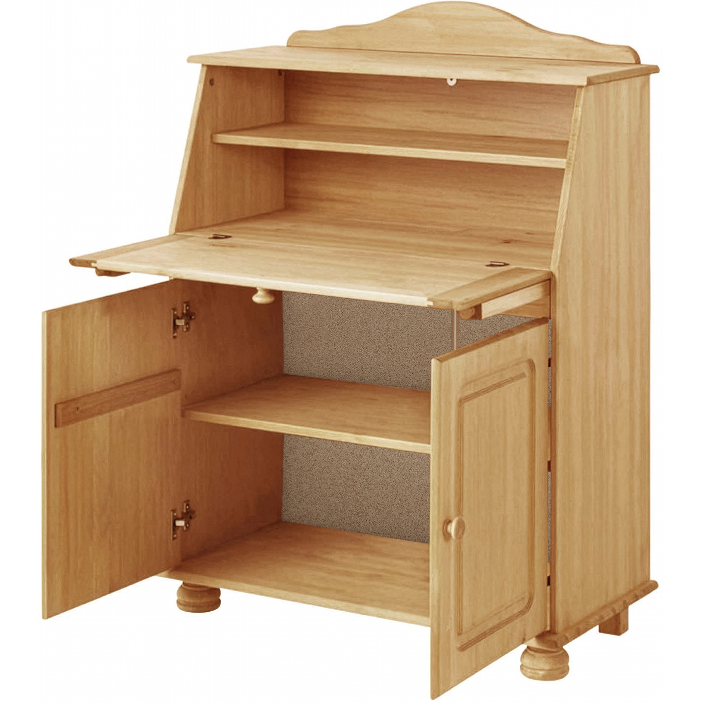 OTTO home Sekretär "Mette, Schreibtisch im Landhausstil," aus Massivholz, Breite 82 cm