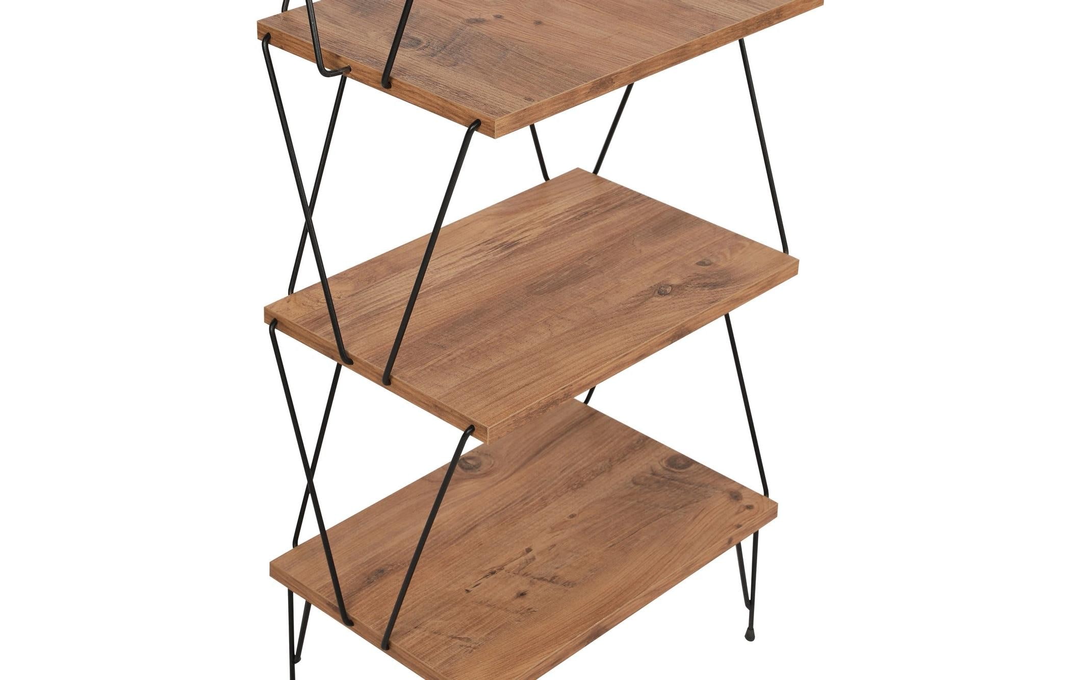 WOODY FASHION Regal »Balaban 48 x 165 x 31 cm, Braun«