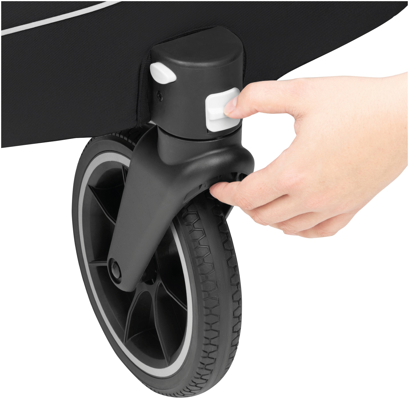 Hauck Fahrradkinderanhänger »2in1 Bike Trailer und Buggy Dryk Duo Plus, black« für 2 Kinder; inklusive Deichsel