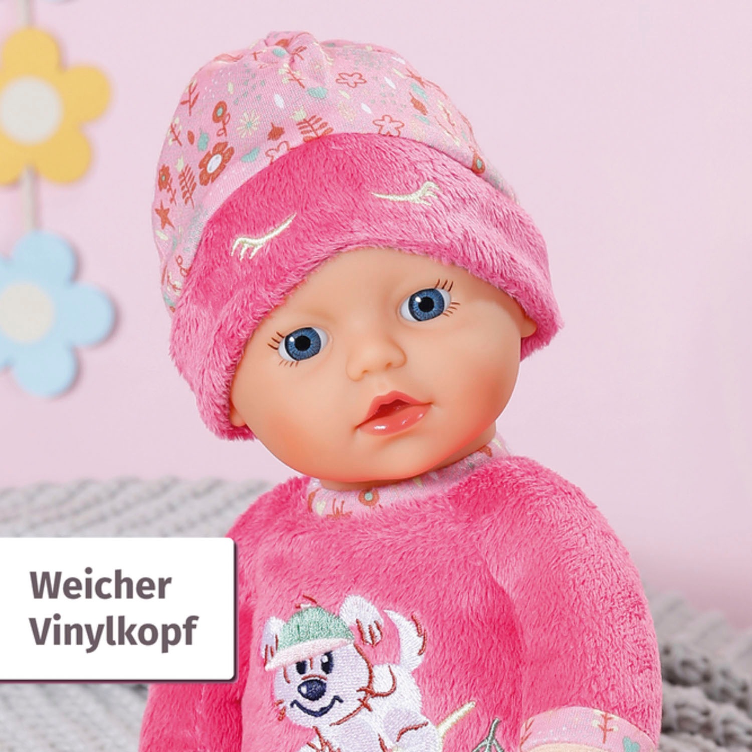 Baby Born Babypuppe »Sleepy for babies, pink, 30 cm«, mit Rassel im Inneren