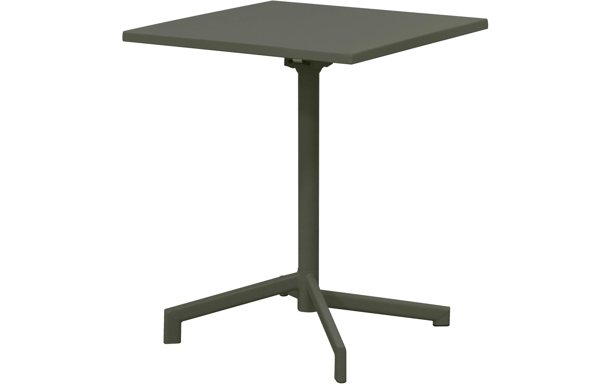 Image of Schou Gartentisch "Adam 60 x 60 x 73cm" Stabiler, wetterbeständiger, platzsparender Bistrotisch