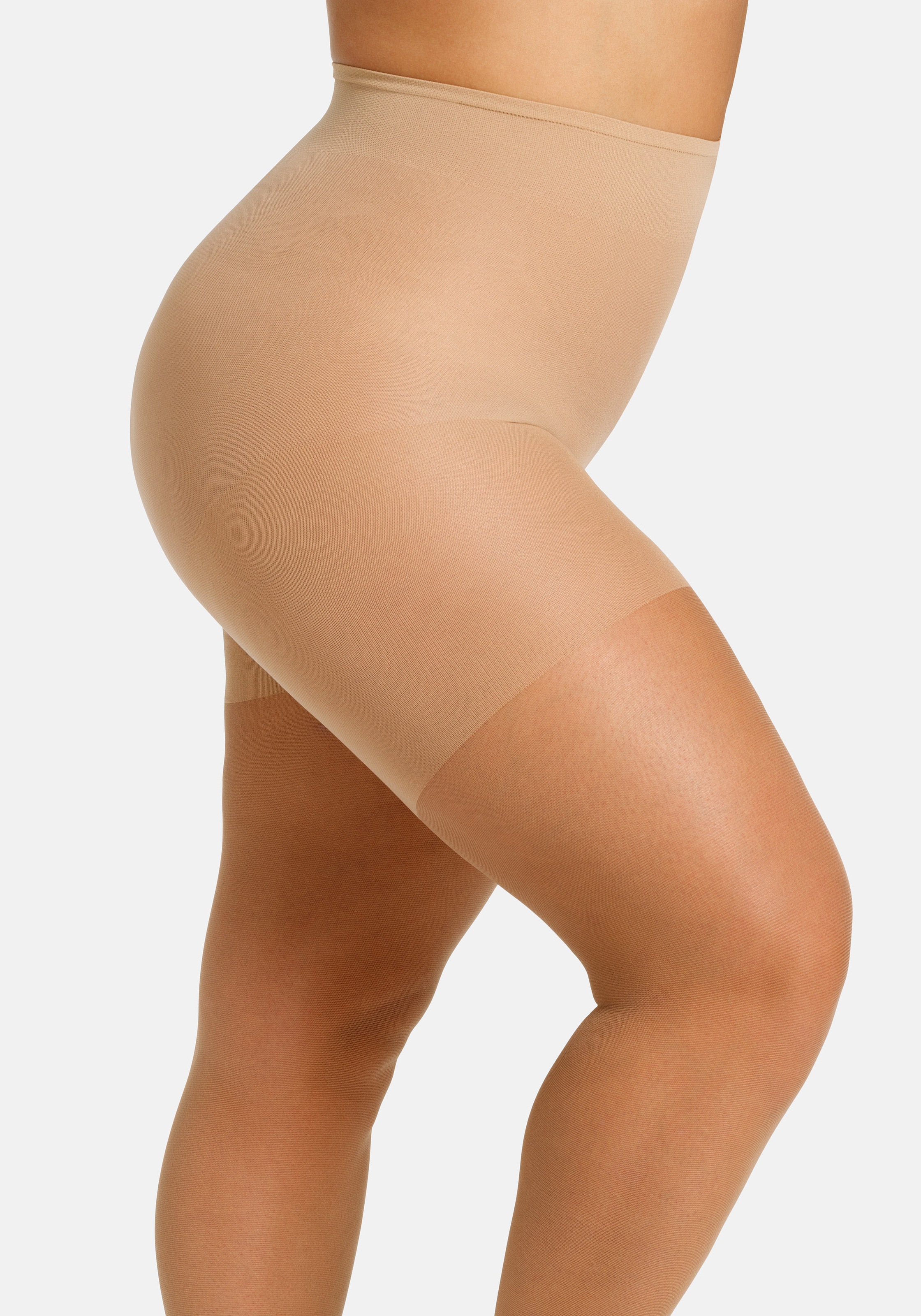 Camano Feinstrumpfhose »fine curvy«, (2er Pack), mit grossen Grössen