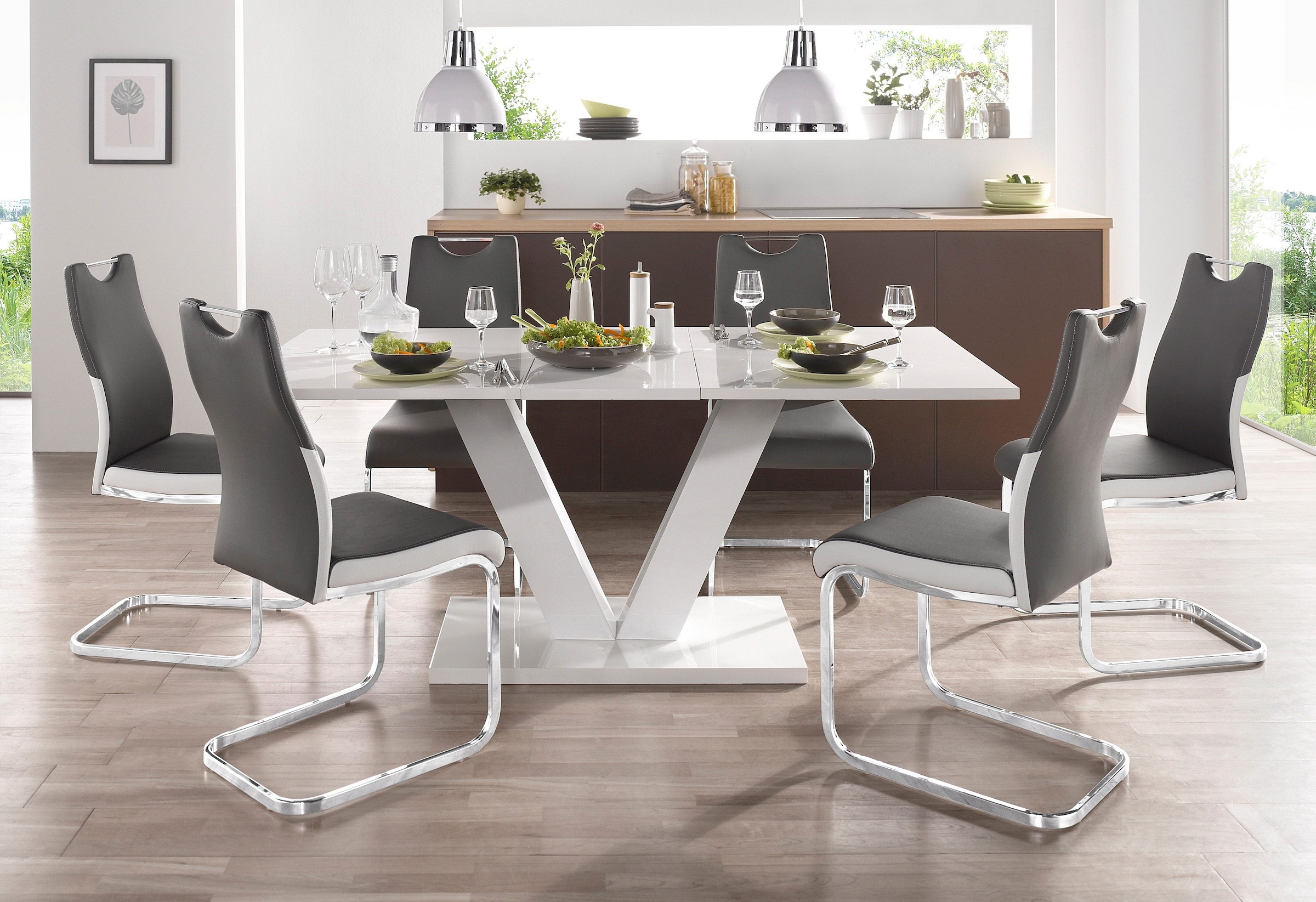 INOSIGN Esstisch »ausziehbar Andy, TOPSELLER!« Tisch, Esstisch, OTTOs Choice,  mit Auszugsfunktion,  2 Breiten (140-180 cm oder 180-220 cm)