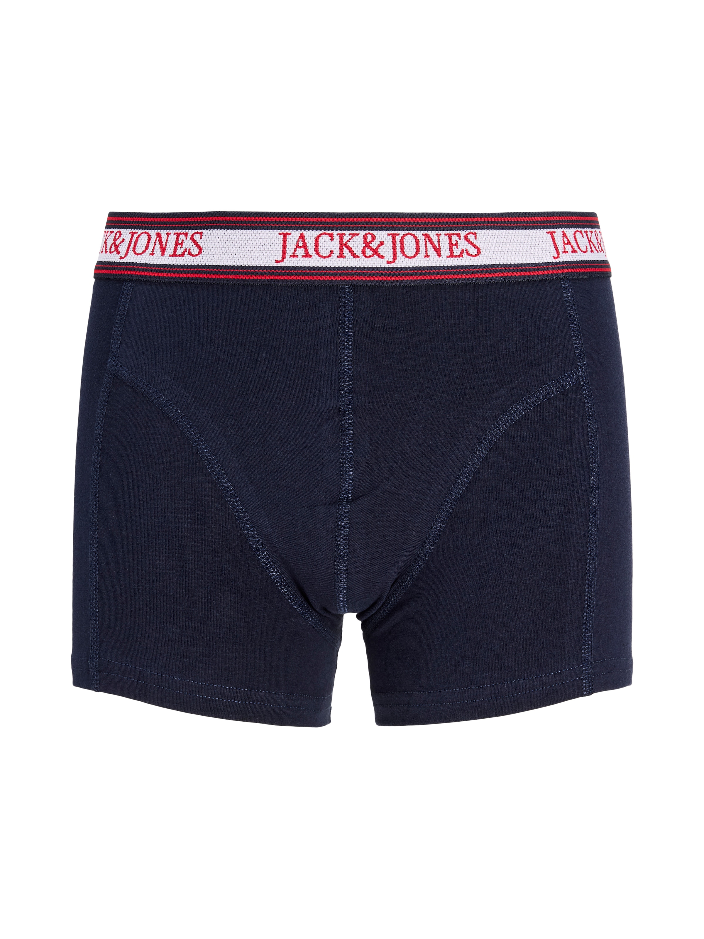 Jack & Jones Junior Tronc »JACFAZE SOLID TRUNKS 5 PACK JNR BTS« Paquet, 5 cuis mélange de coton, bord-côte élastique