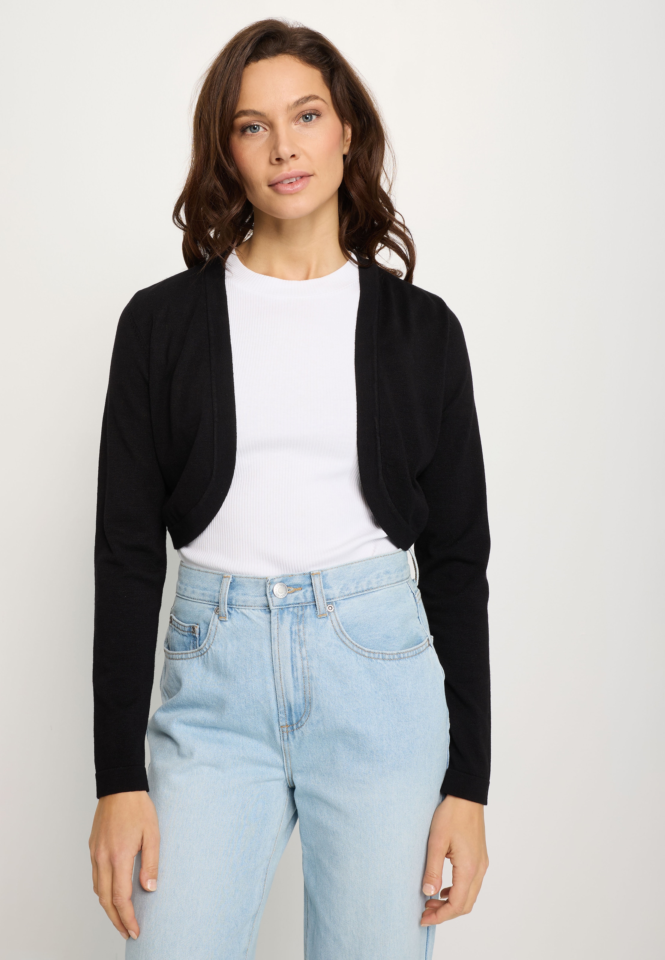 Image of LASCANA Bolero aus leichter Strickqualität, Kurzstrickjacke, casual