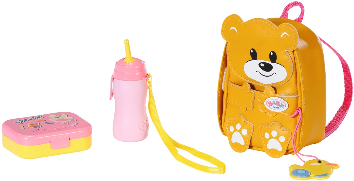 Image of Baby Born Puppen Rucksack »Kindergarten Backpack«, (Set), mit Brotdose und Flasche bei Ackermann Versand Schweiz