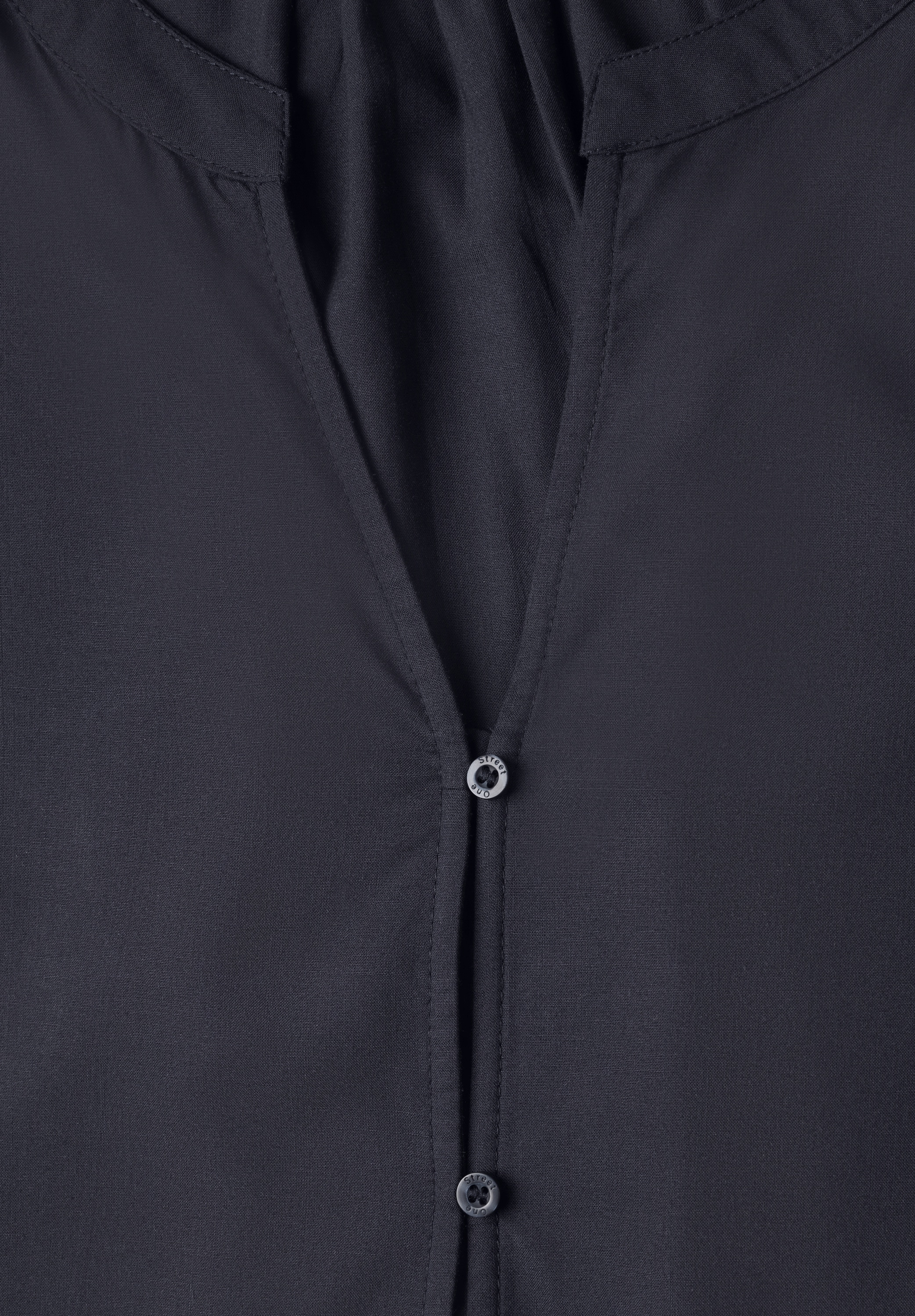STREET ONE Schlupfbluse 3/4-Arm Sommerbluse mit Split Neck