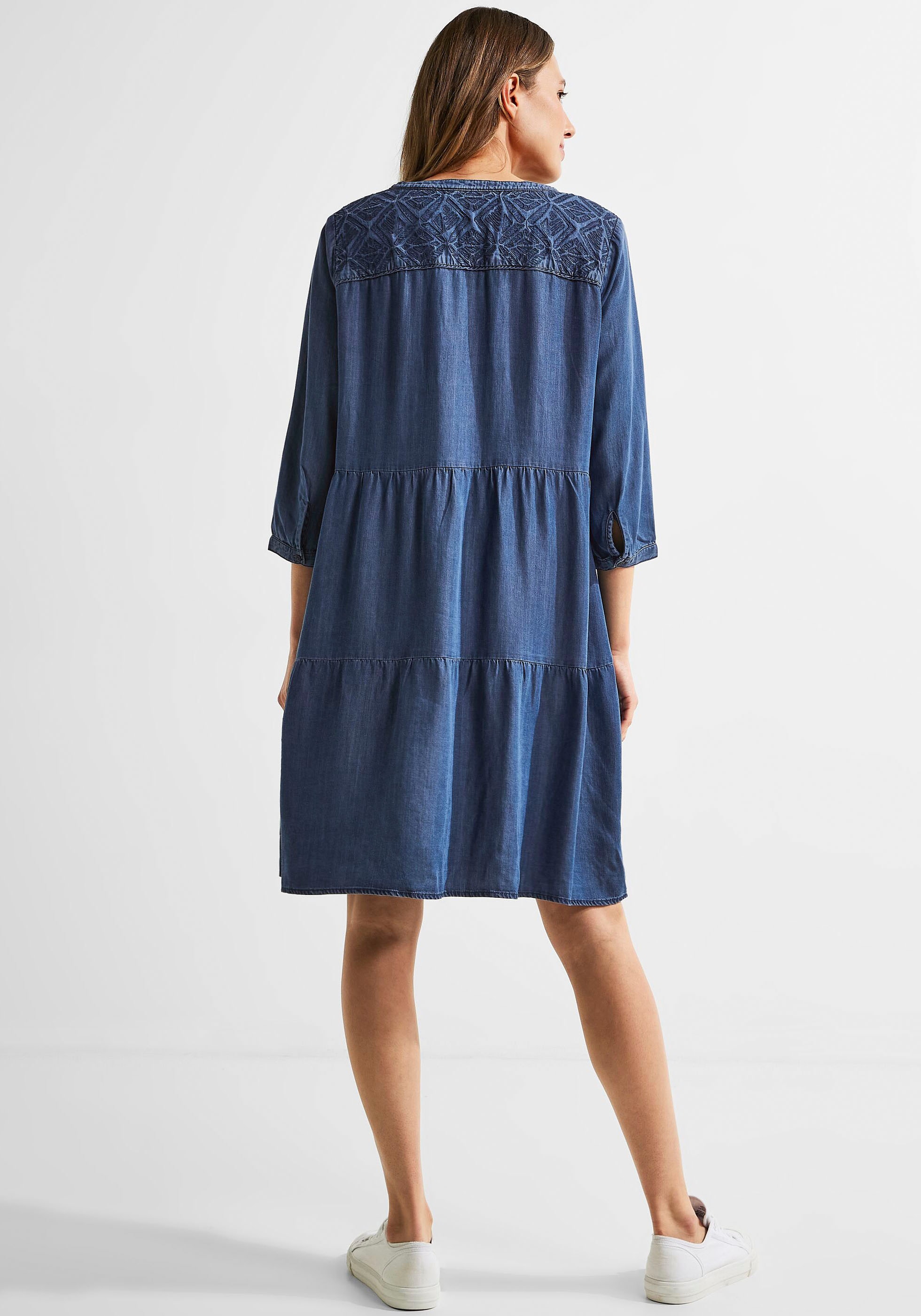 Cecil A-Linien-Kleid, kaufen dezenten mit versandkostenfrei Stickereidetails