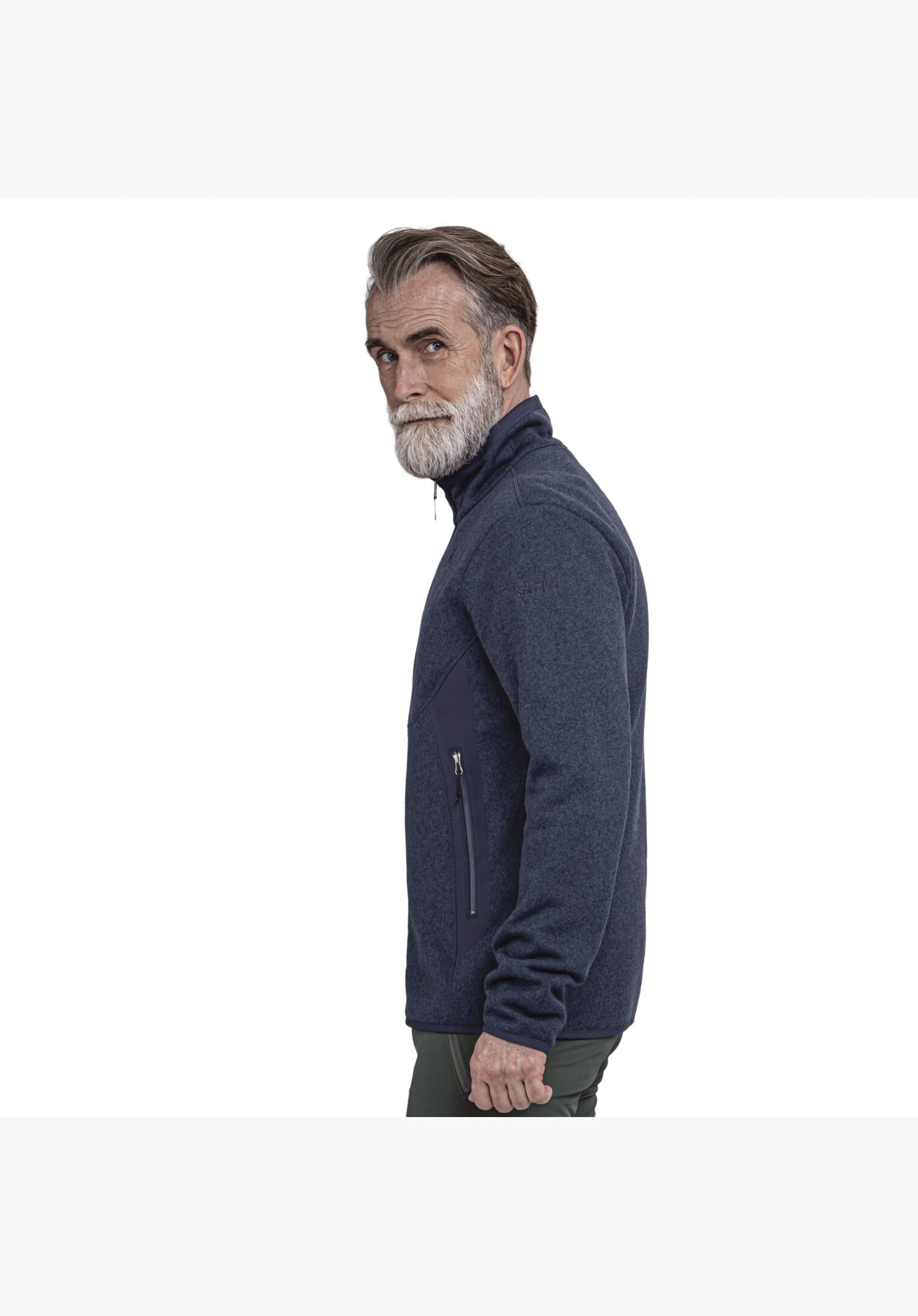 Schöffel Veste polaire »CIRC Fleece Jk Style Yew MNS« avec fonction ZipIn!, adapté pour trekking et randonnée