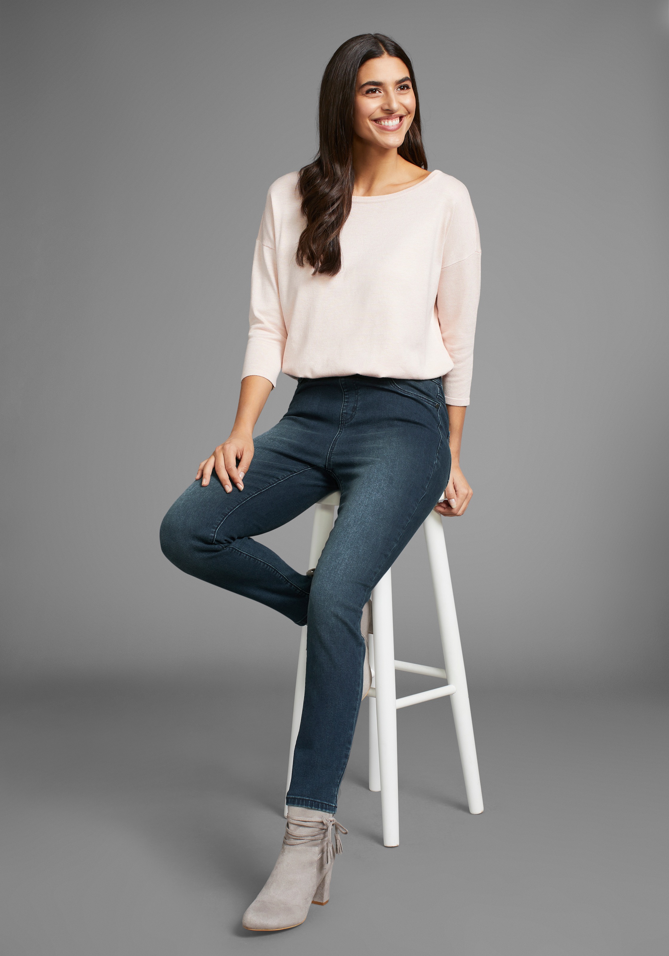 Arizona Skinny-fit-Jeans »Ultra Stretch - Curve Collection«, High Waist