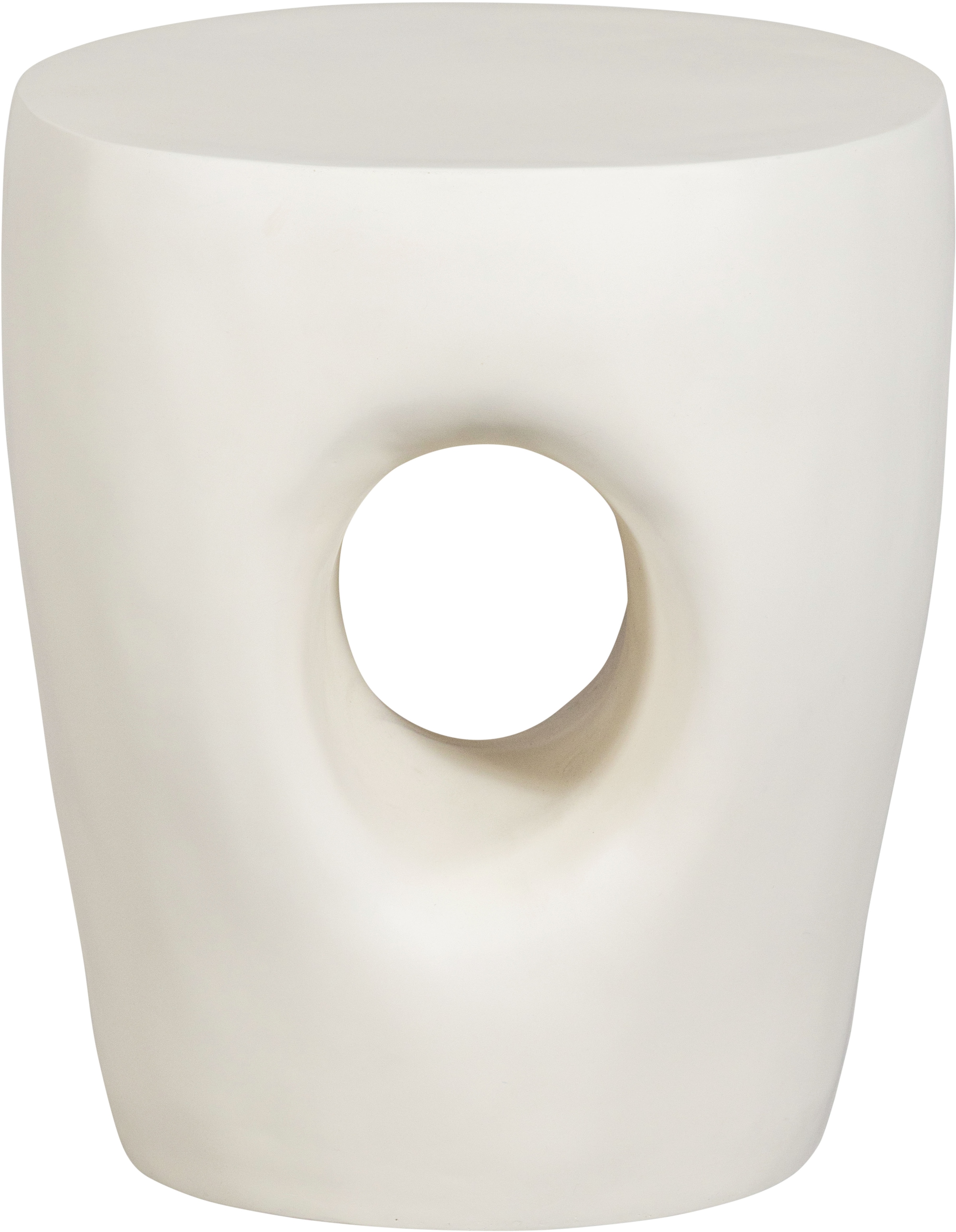 Image of WOOOD Beistelltisch "Mica Fiber Reinforced Polymer organische Form, H 47 x B 40 x T 40 cm" Tragkraft 150 kg, für In- und Outdoor, pfleigleicht