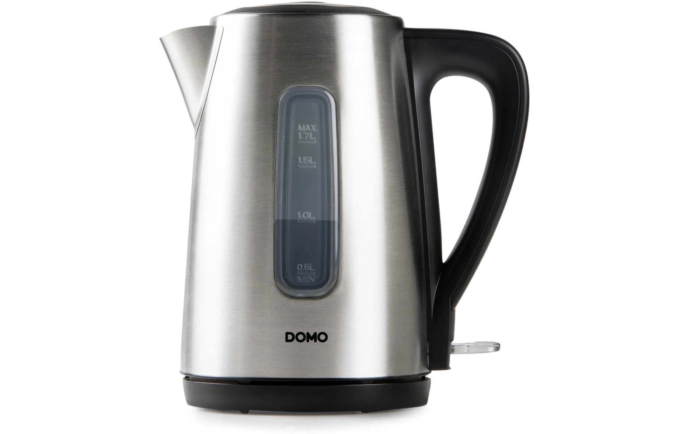 Domo Wasserkocher »DO738WK 1,7 l« 1,7 l 2200 W mit 360° Sockel, Abschaltautomatik und entnehmbarem Kalkfilter