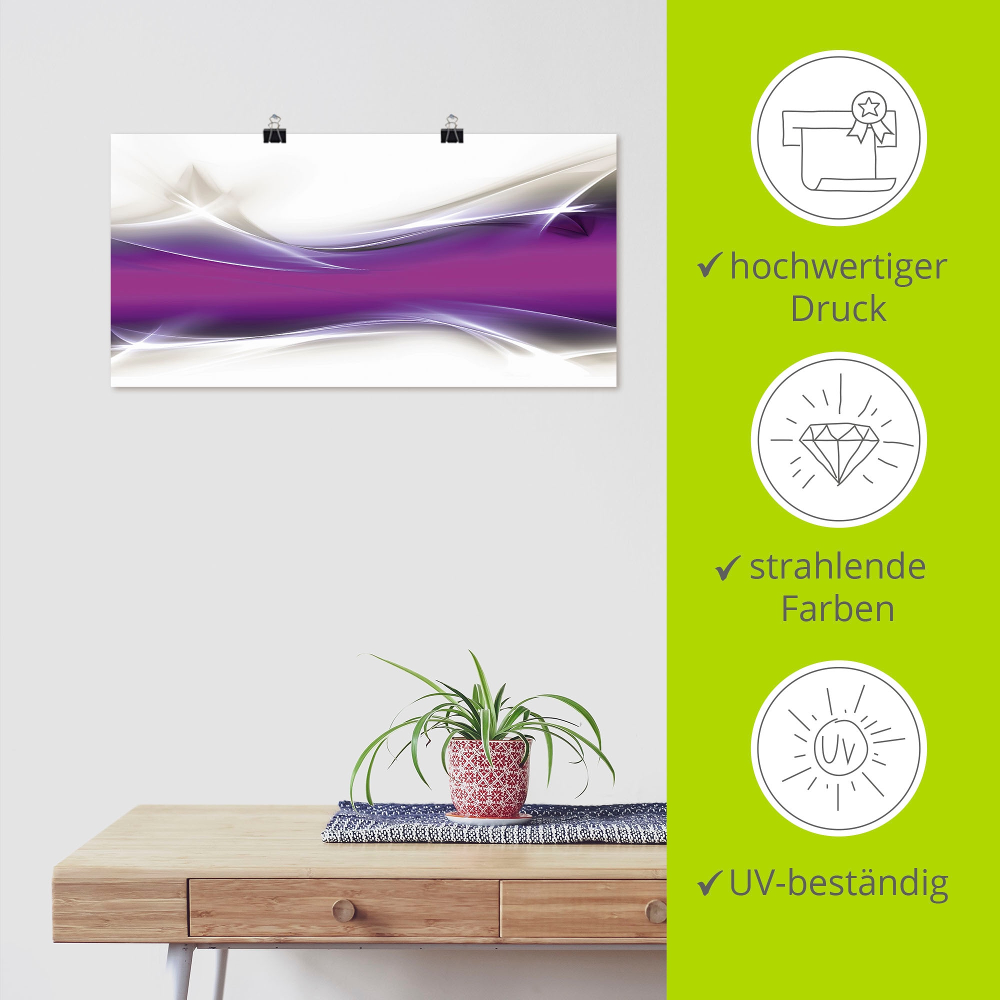 Artland Wandbild »Kreatives Element«, Gegenstandslos, (1 St.), als Alubild, Outdoorbild, Leinwandbild, Poster in verschied. Grössen