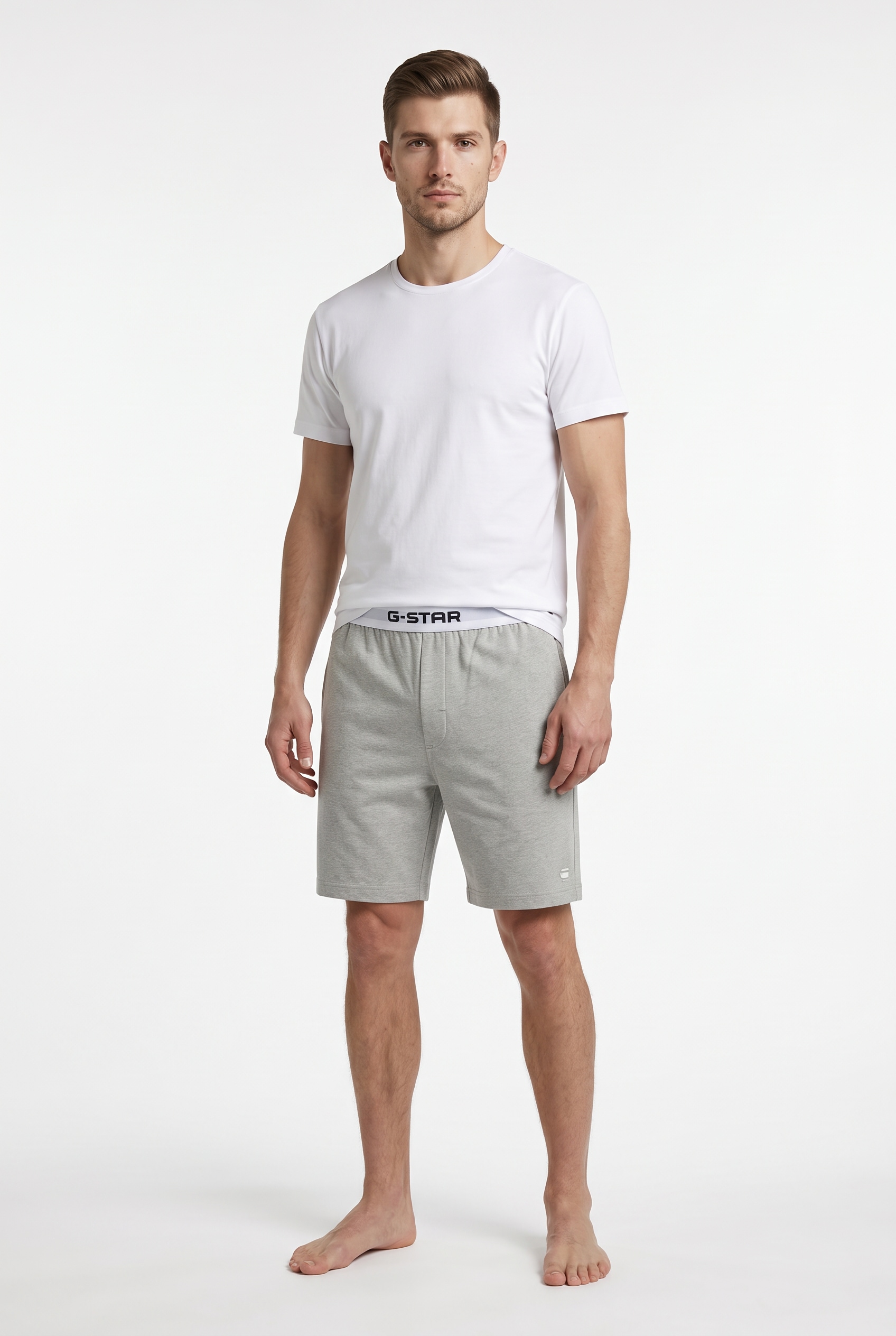 Image of G-STAR Pyjama "SLATE, T-SHIRT & SHORTS" Set, 2 tlg. Regular Fit in Baumwoll-Qualität