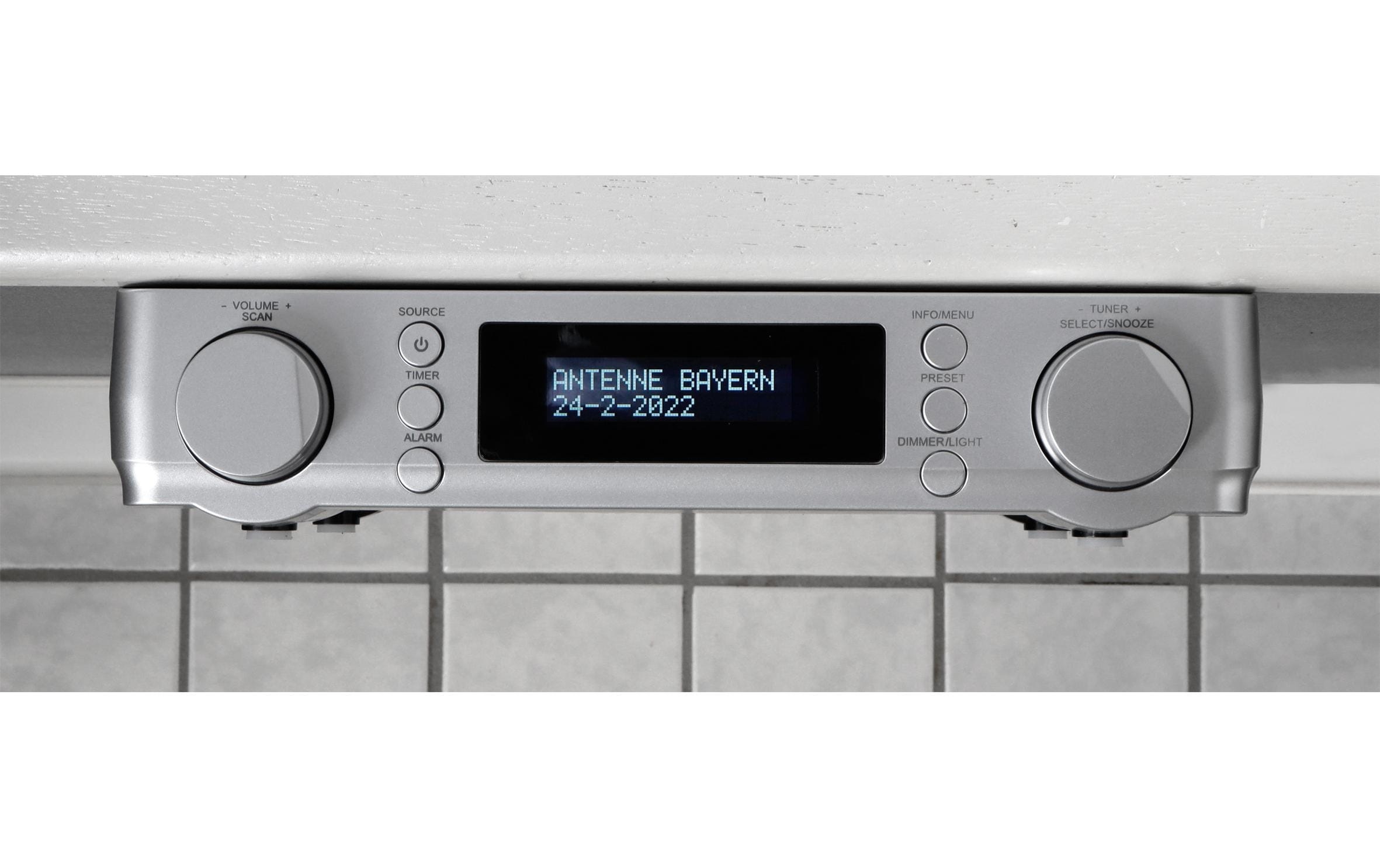 Soundmaster Digitalradio (DAB+) »UR2022SI Silber«, (Digitalradio (DAB+)-FM-Tuner)