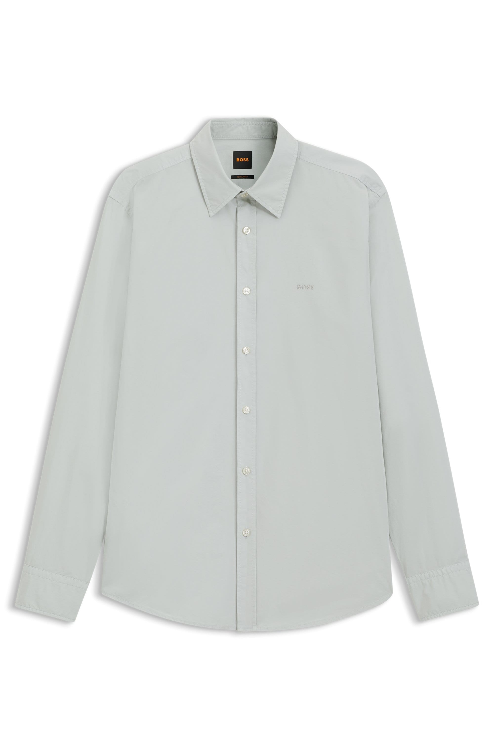 BOSS ORANGE Chemise à manches longues »Relegant« mit BOSS Stickerei