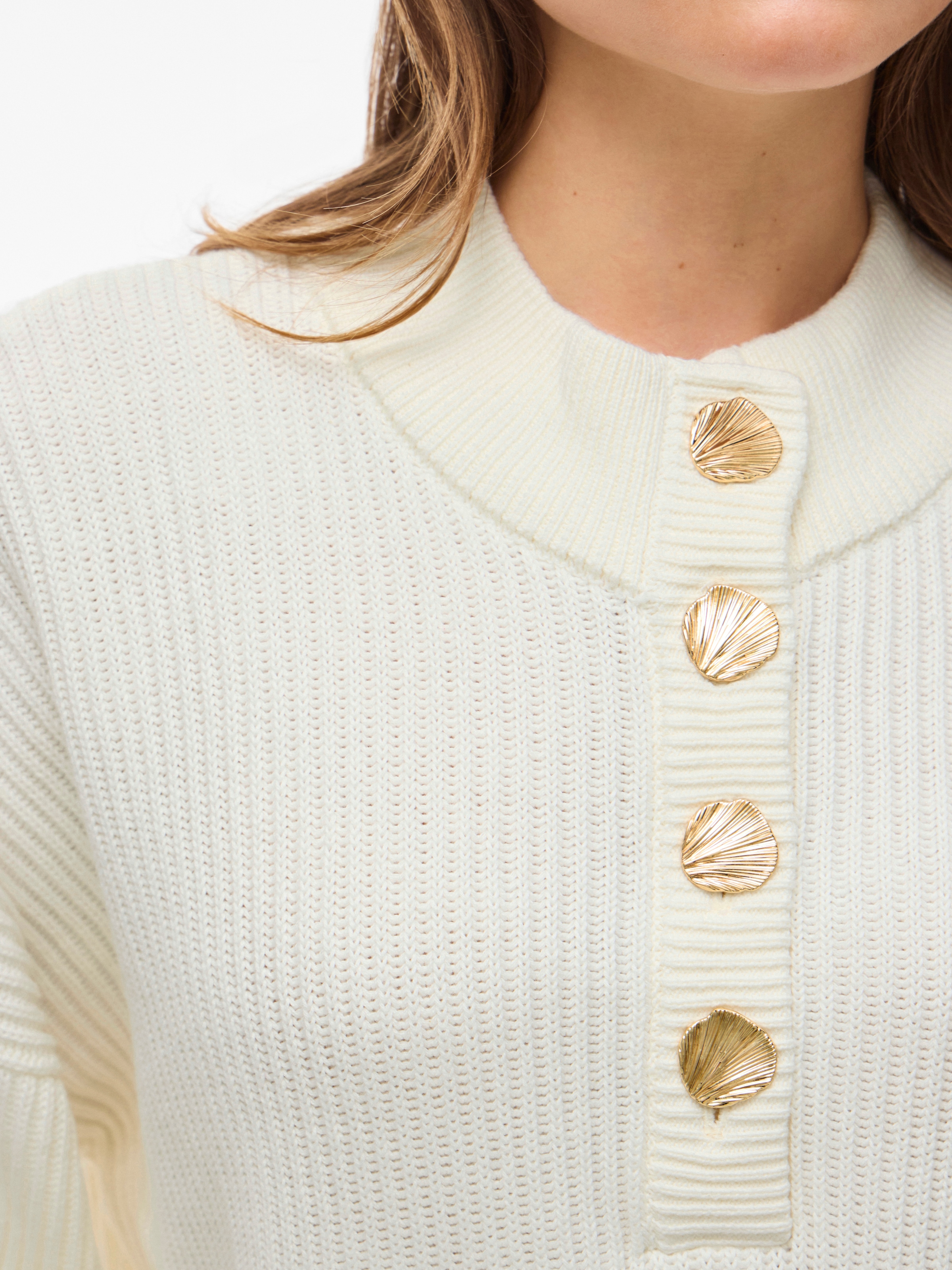 Vila Pull à col montant »VICHING CREW NECK L/S KNIT TOP - NOOS«