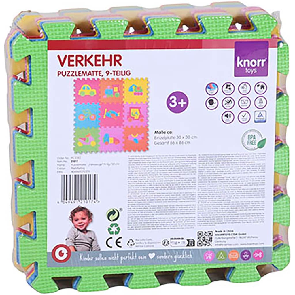 Knorrtoys® Puzzle »Verkehr«, Puzzlematte, Bodenpuzzle