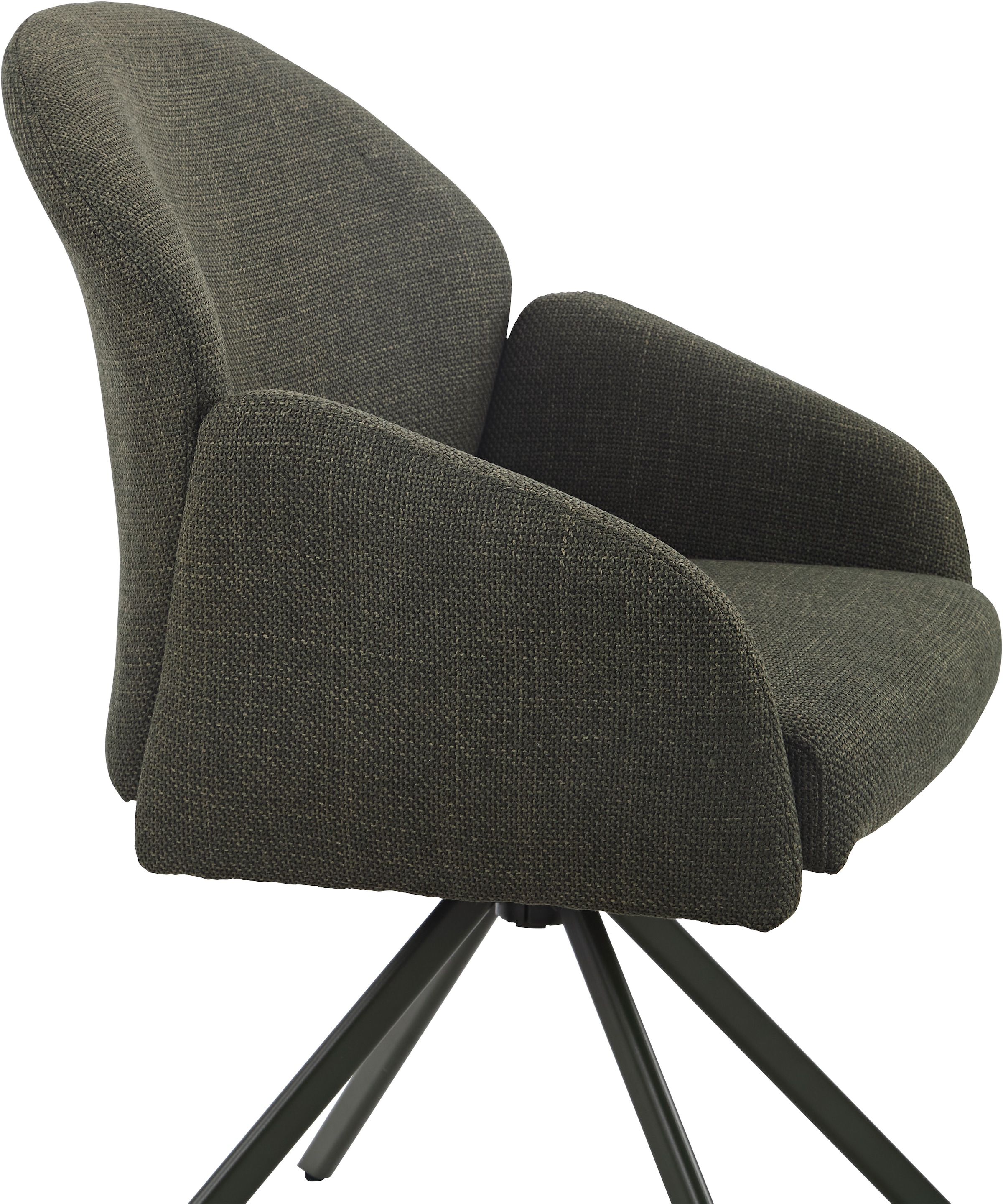 HELA Chaise avec accoudoirs »HOLLY« (Set) 1 cuis360° drehbar, Armlehnen, Gestell angepasst, Swing Back Komfortrücken