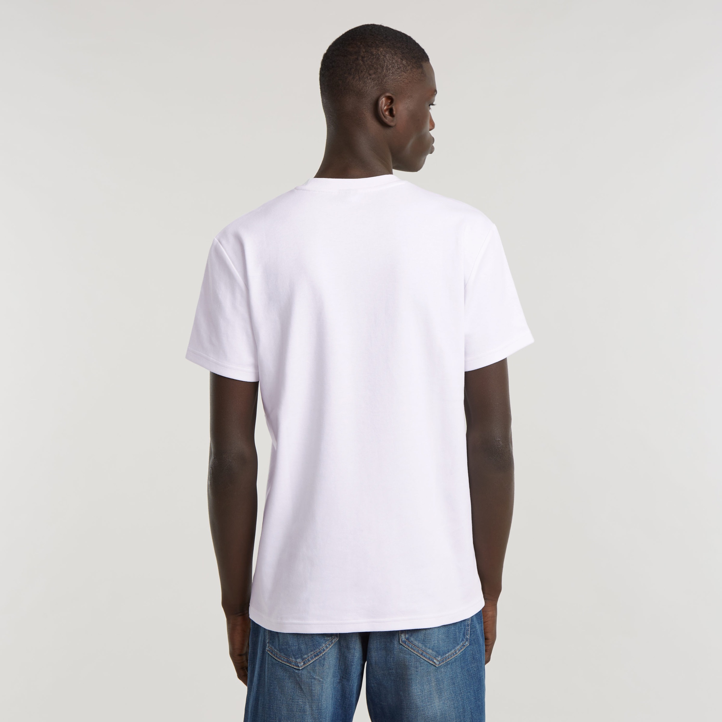G-STAR Print-Shirt »Stacked Old Skool Logo R«