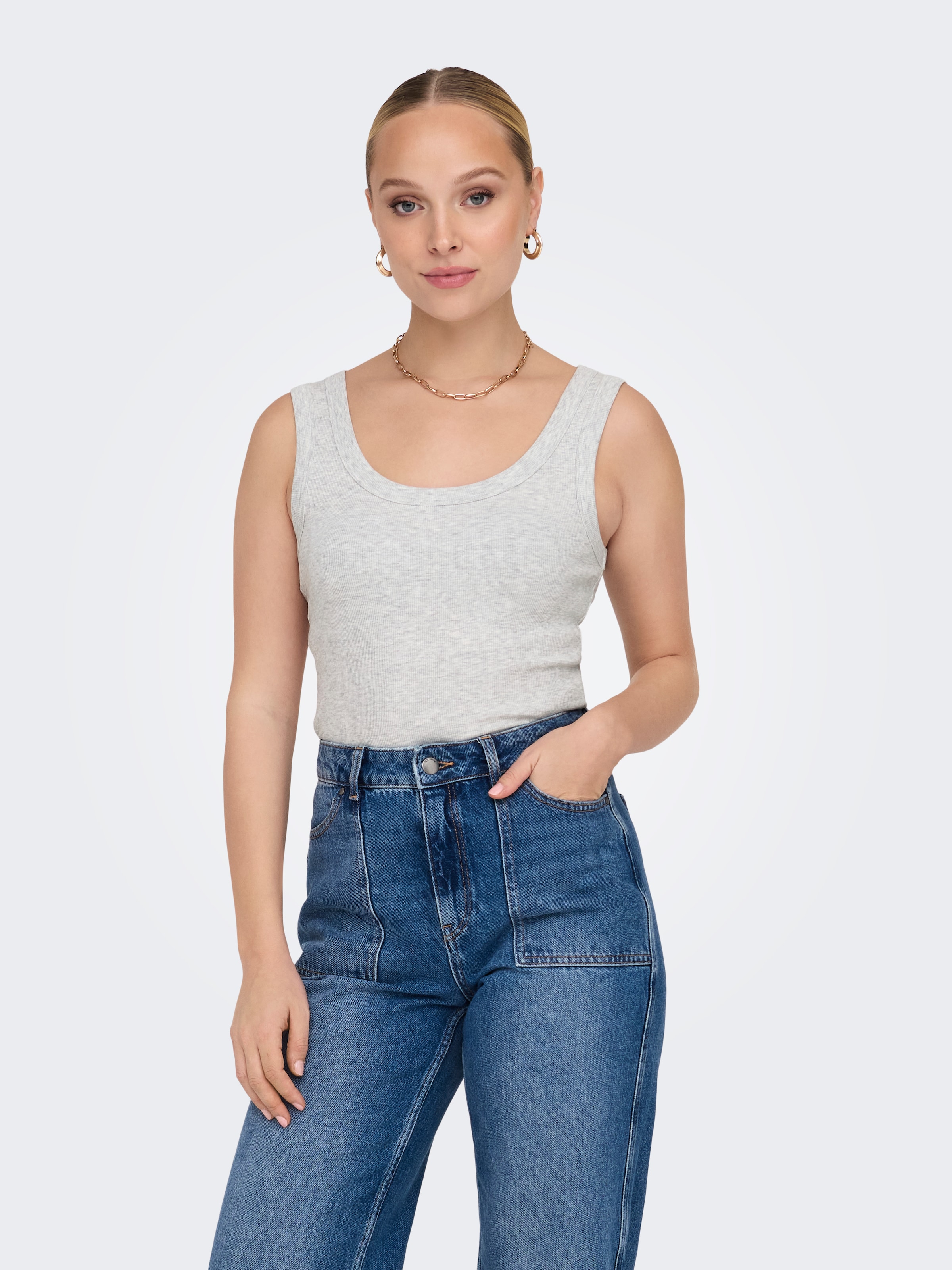 Image of ONLY Tanktop "ONLEASY S/L TANK TOP JRS" Baumwollmischung
