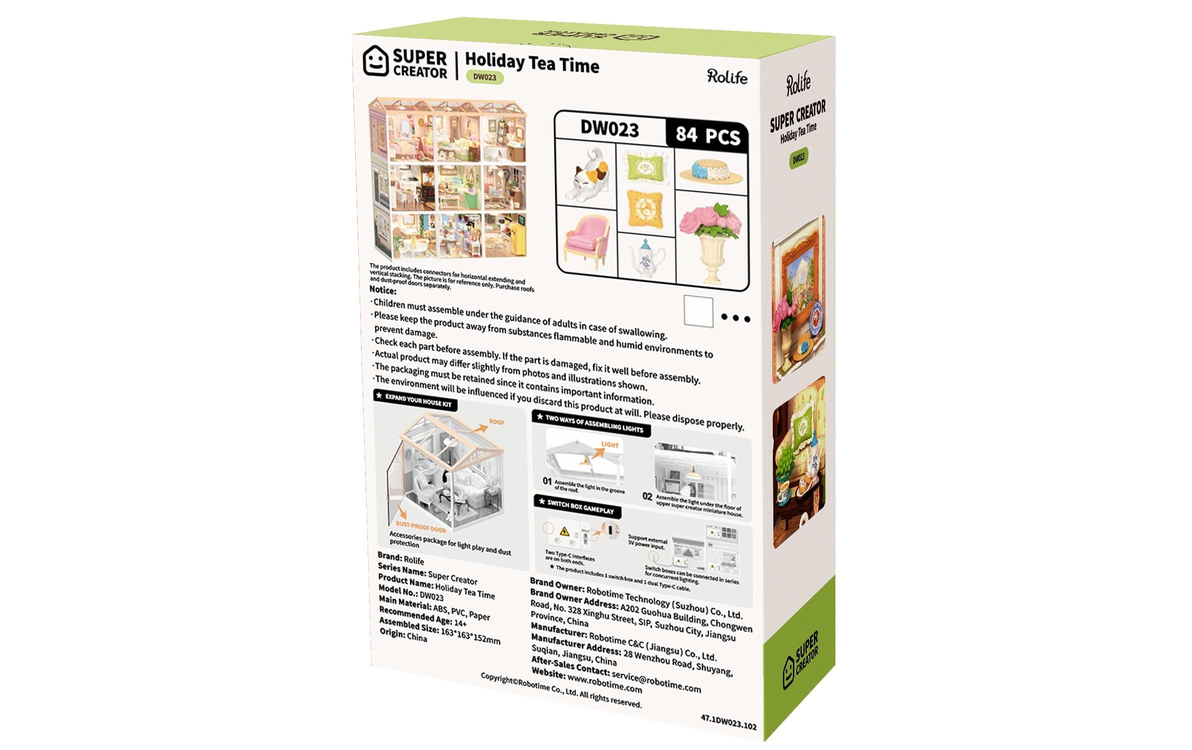   Modellbausatz »RoboTime Holiday Tea Time«