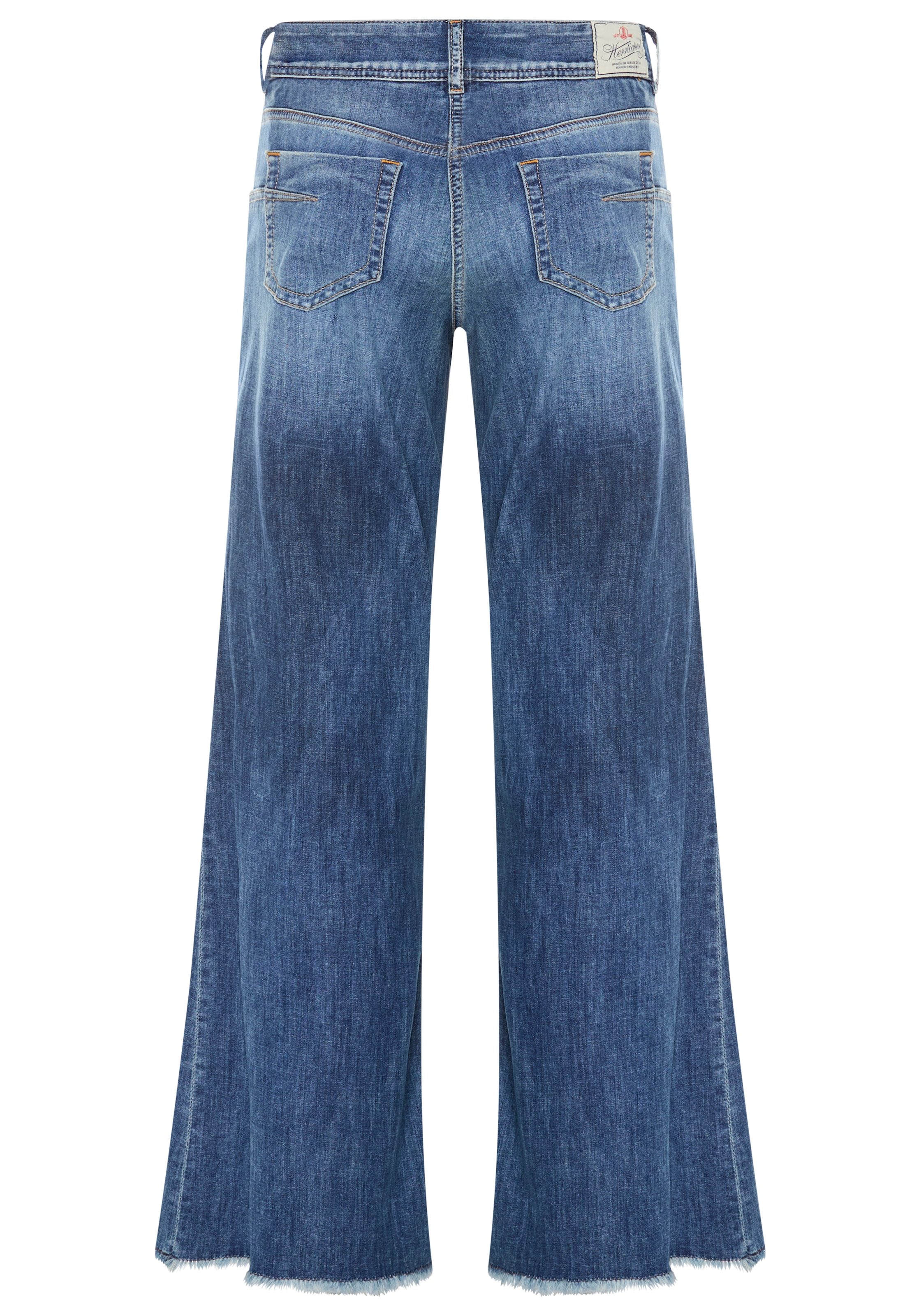 Herrlicher Jeans à 5 poches »Edna Kama Denim Light« Flared Fit, extra Weite