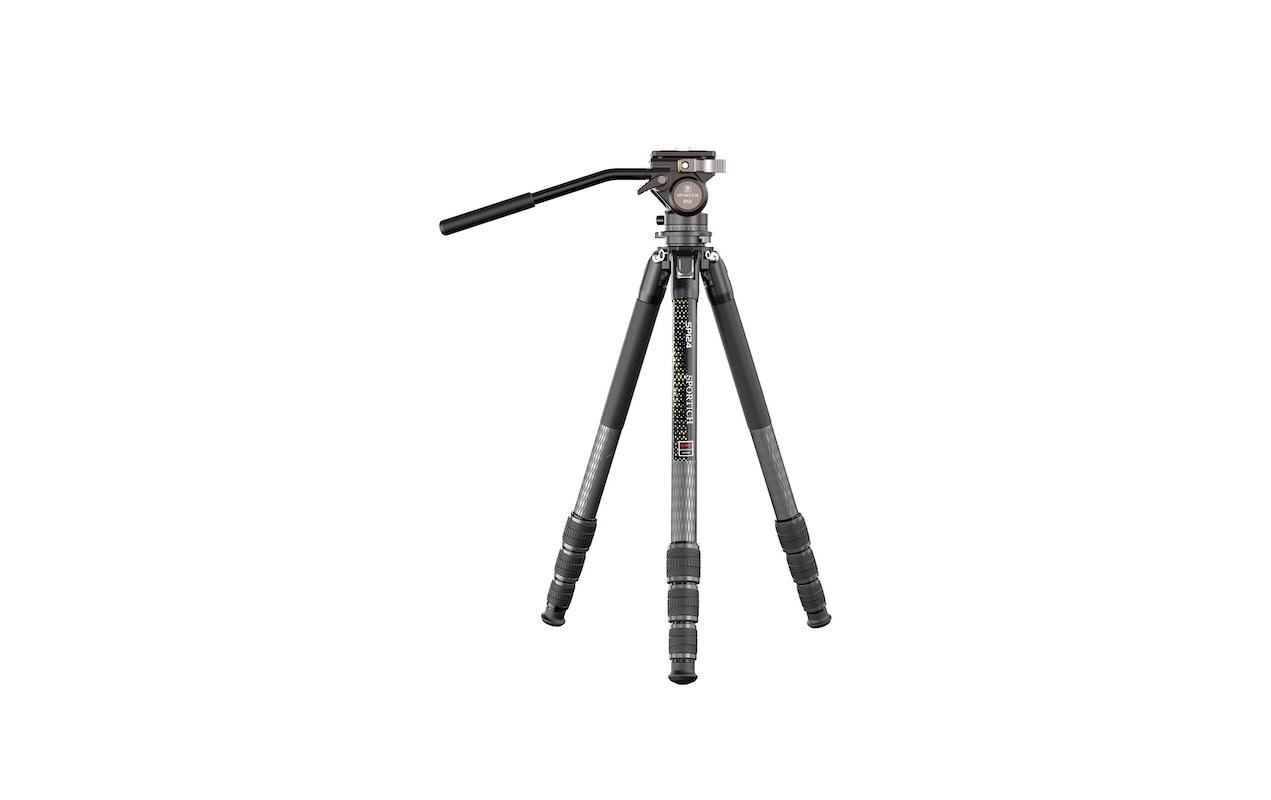 Image of Dreibeinstativ "Sirui Stativ SP124+B5X Carbon" Wasserdichtes Carbonfaser-Stativ mit Video-Neiger